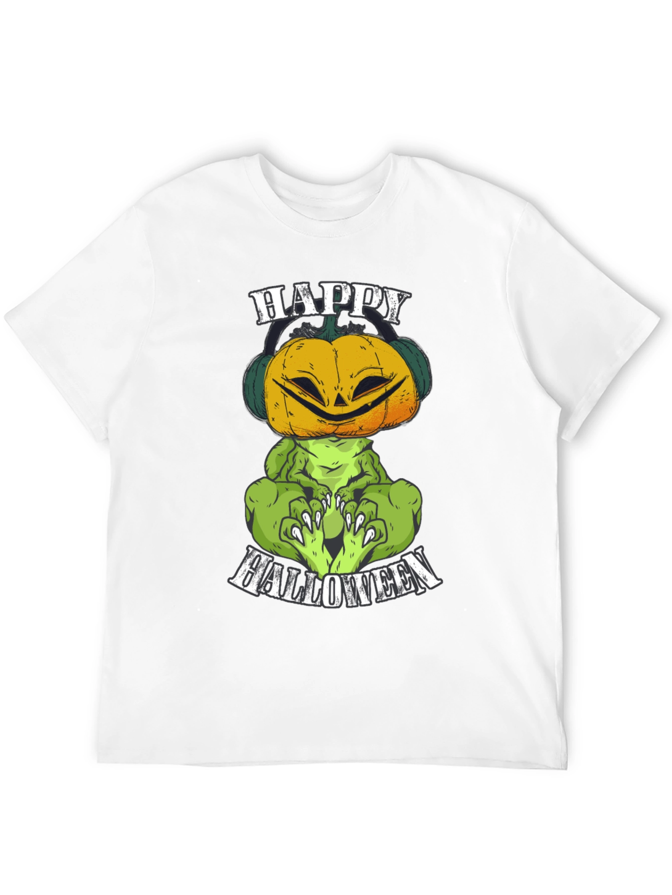 Happy Halloween Pumpkin Monster Graphic Tee