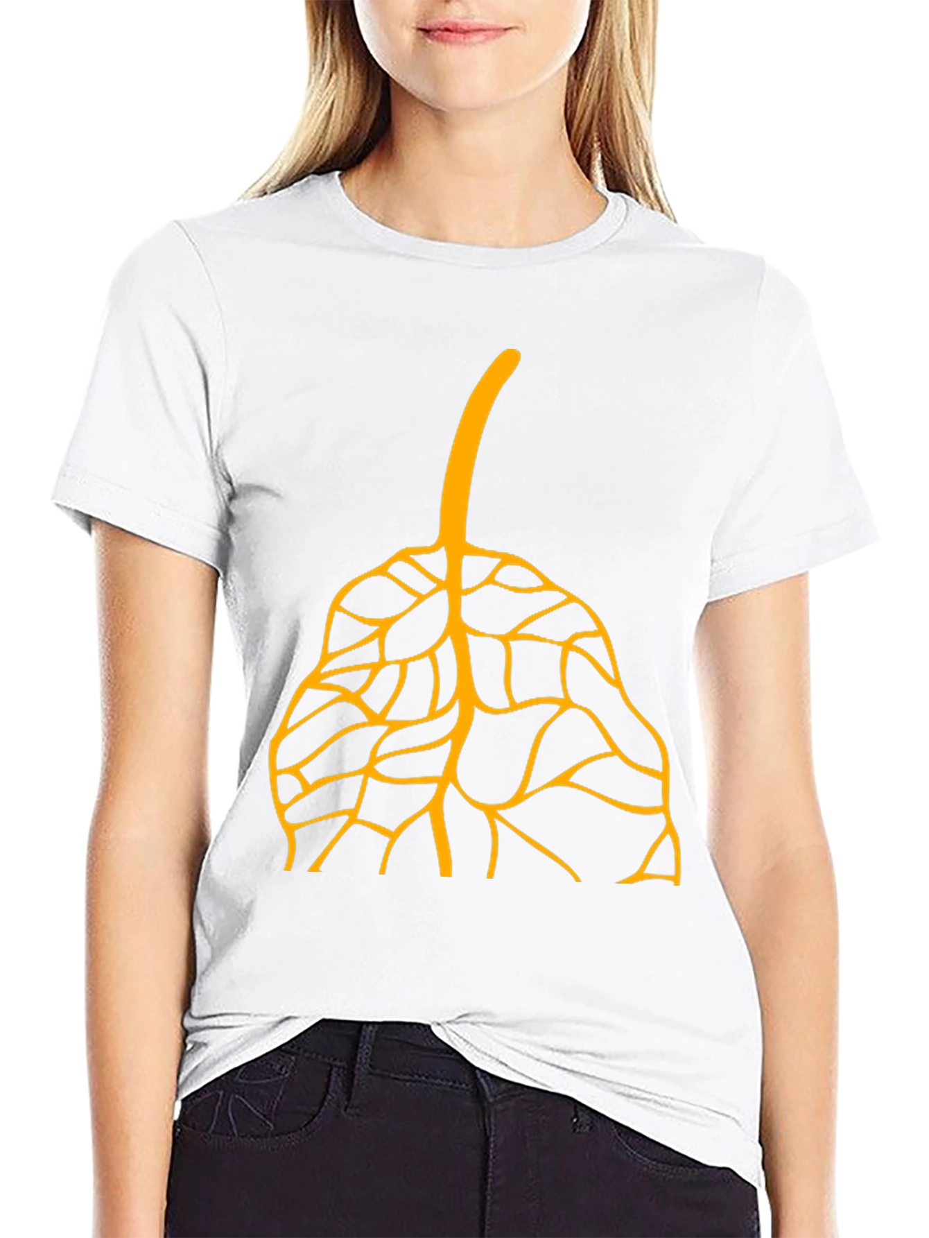 Leaf Graphic T-Shirt - Stylish and Unique