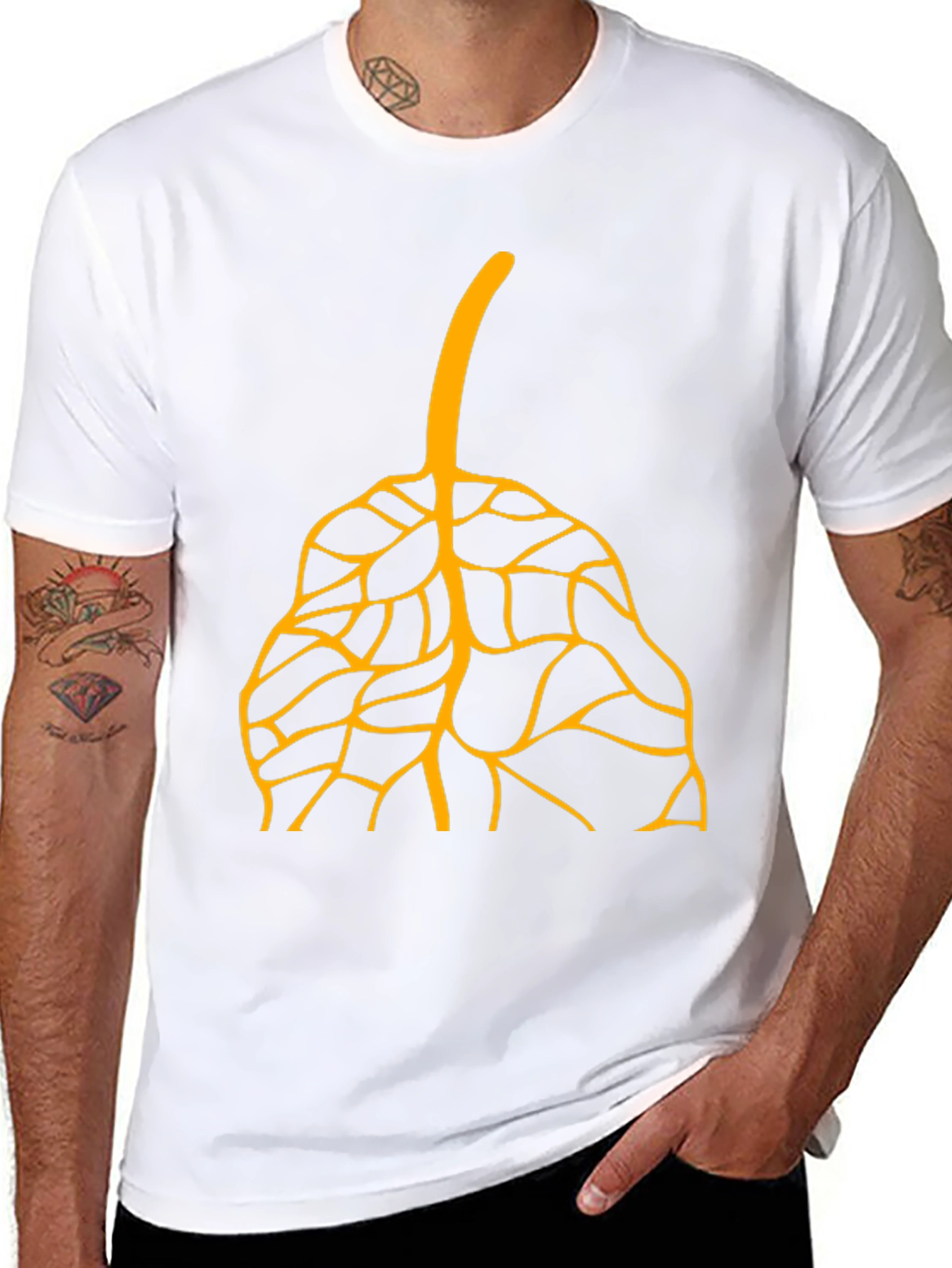Leaf Graphic T-Shirt - Stylish and Unique