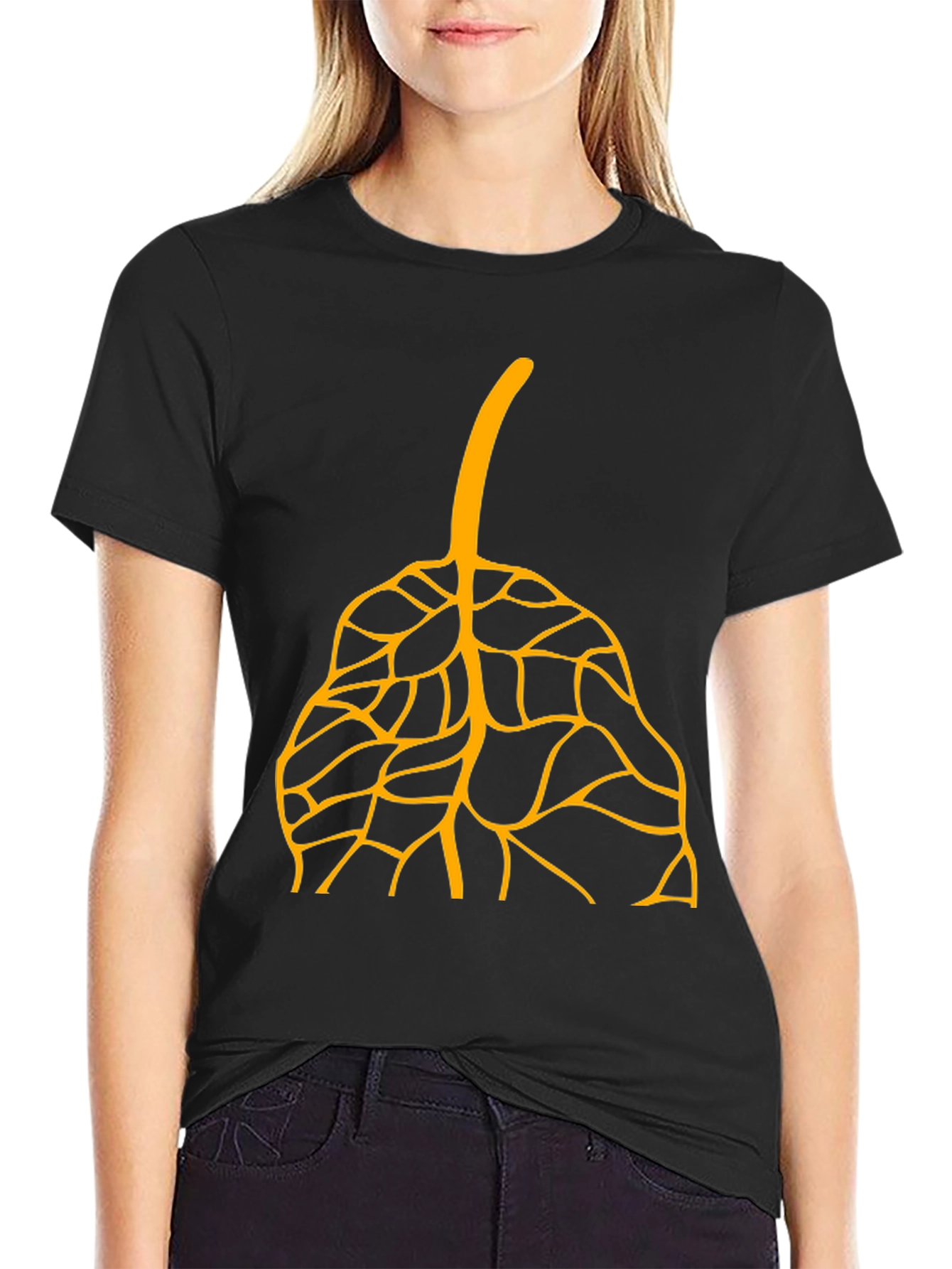 Leaf Graphic T-Shirt - Stylish and Unique