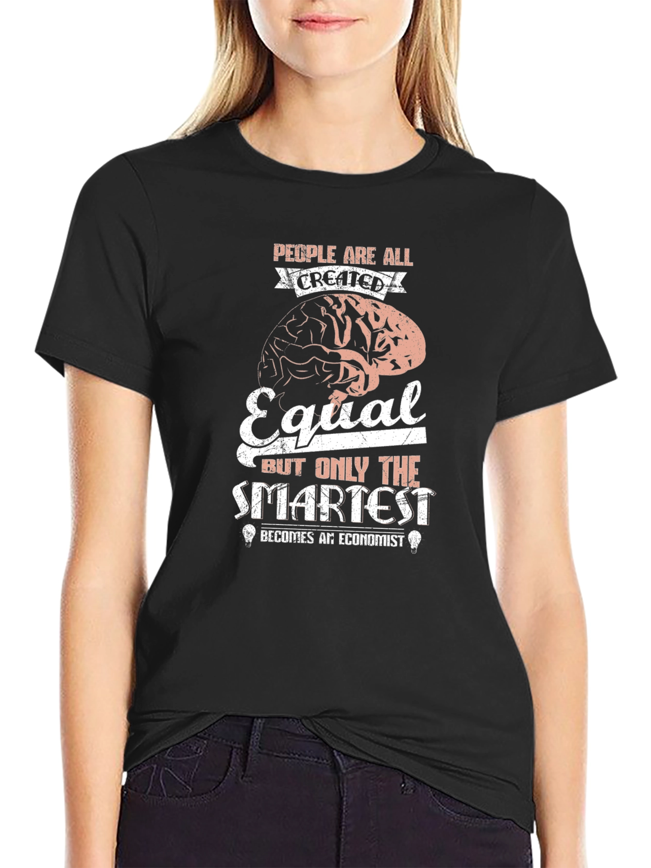 Economist Brain T-Shirt - Smartest People