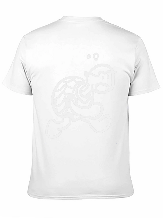 Funny Cartoon Turtle T-Shirt - Black