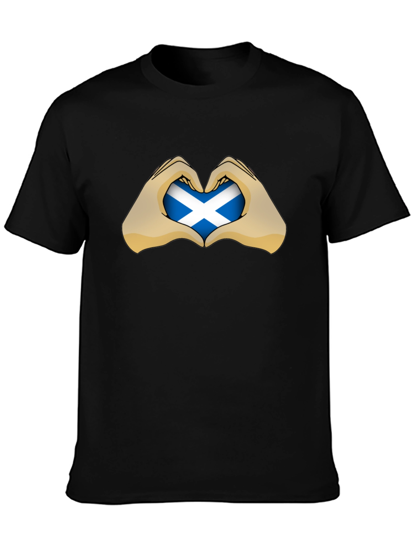 Scotland Love Heart Flag T-Shirt