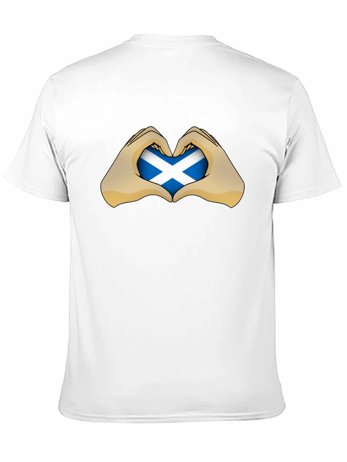 Scotland Love Heart Flag T-Shirt