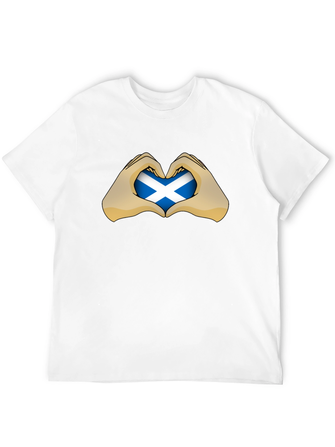 Scotland Love Heart Flag T-Shirt