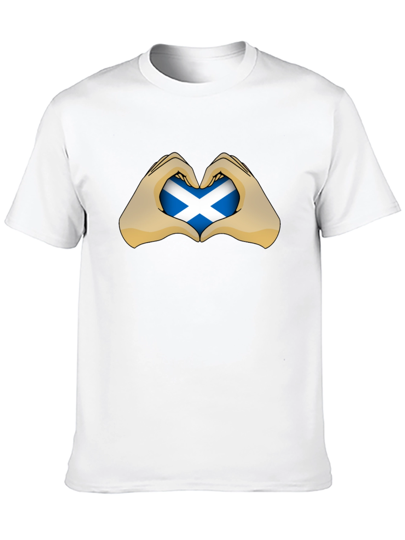 Scotland Love Heart Flag T-Shirt