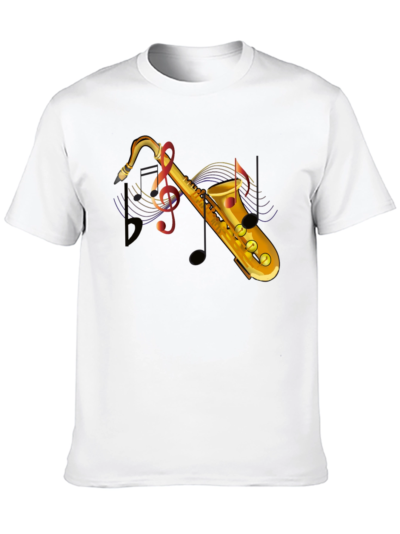 Saxophone Music T-Shirt - Mens Graphic Tee