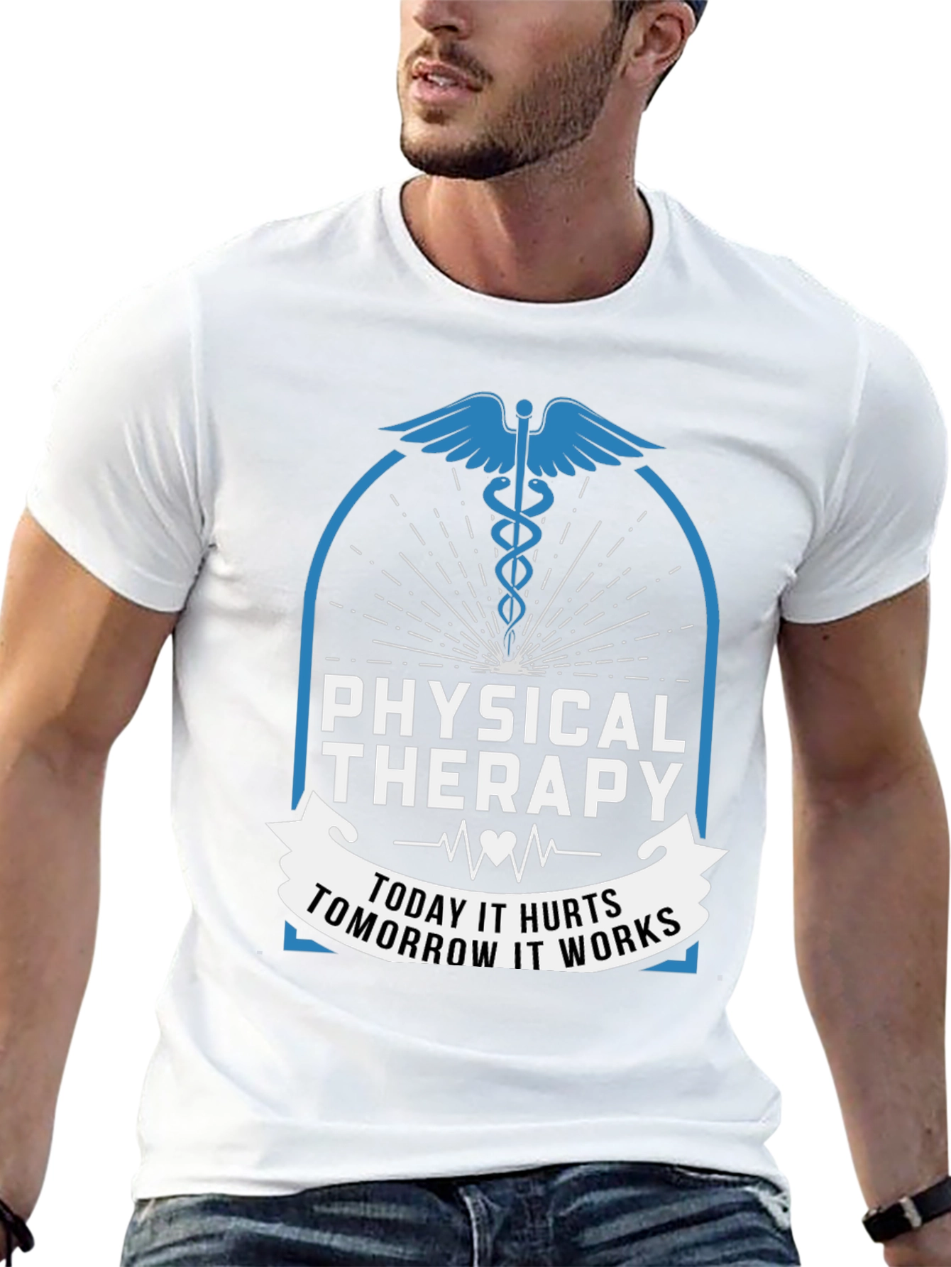 Physical Therapy Today Hurts Tomorrow Works T-Shirt
