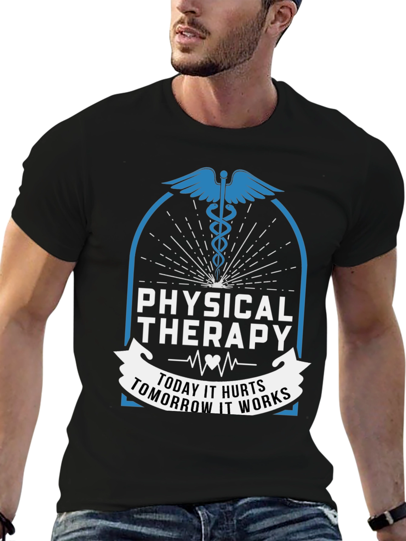 Physical Therapy Today Hurts Tomorrow Works T-Shirt