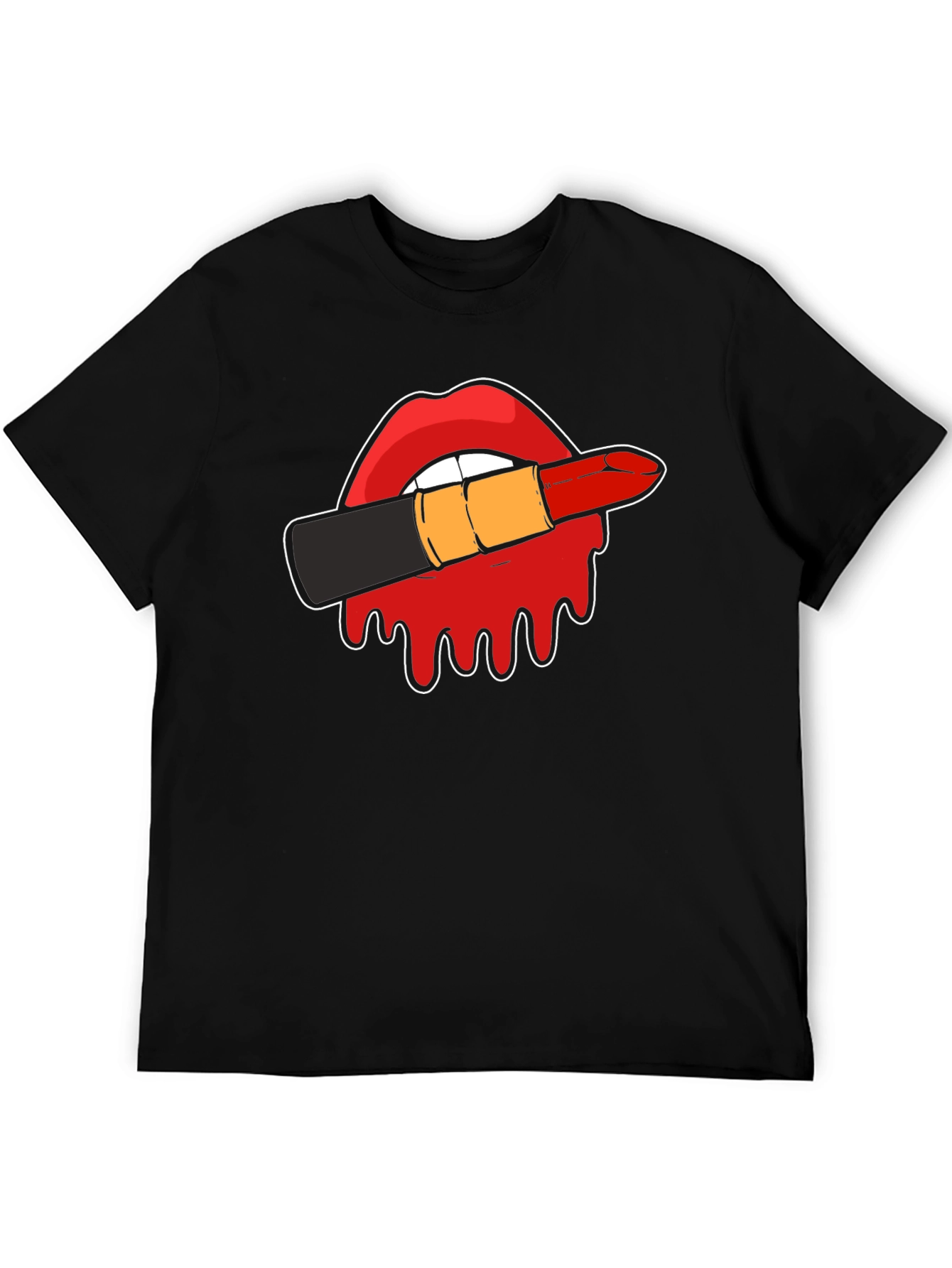 Lipstick Kiss Graphic Tee