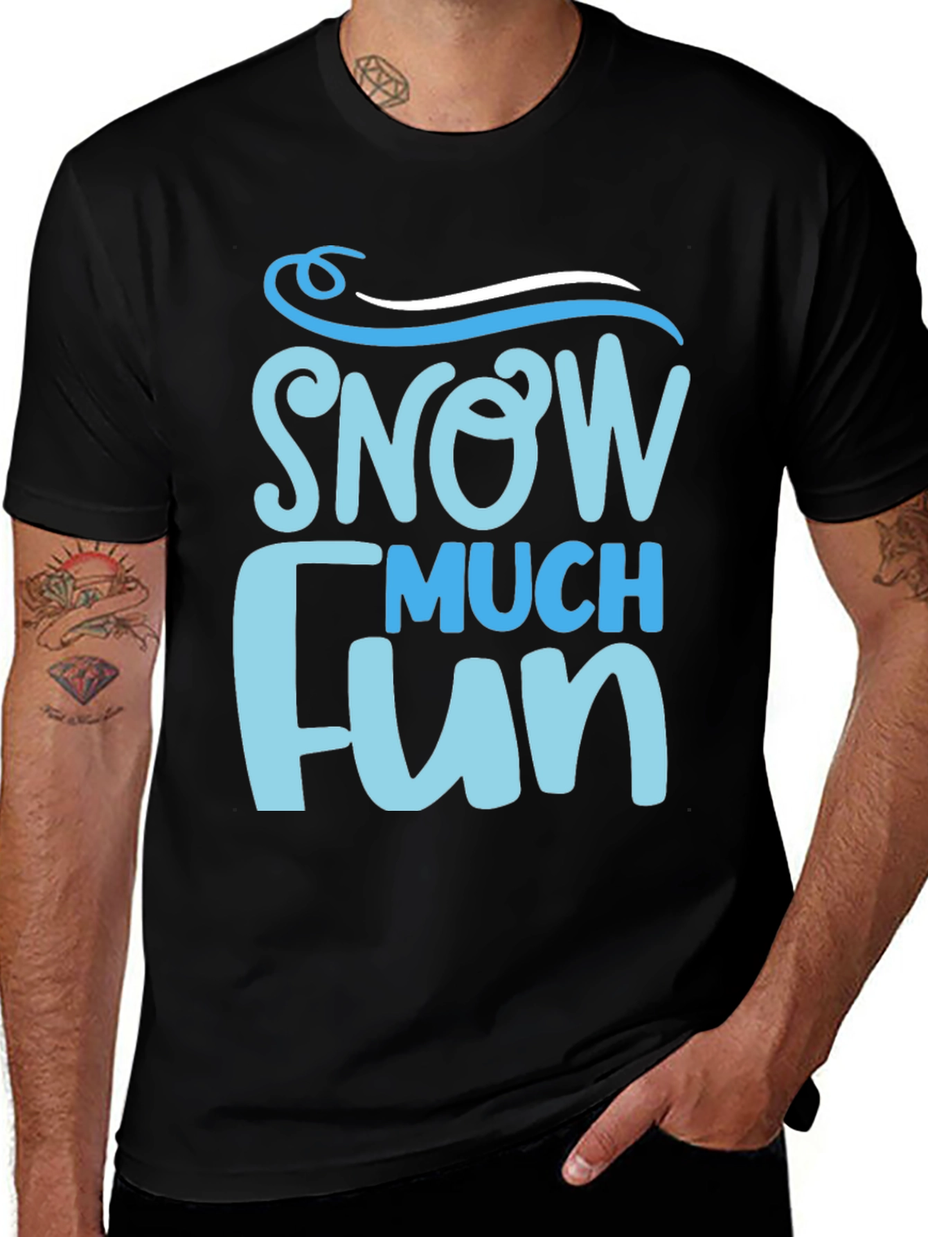 Snow Much Fun Graphic T-Shirt