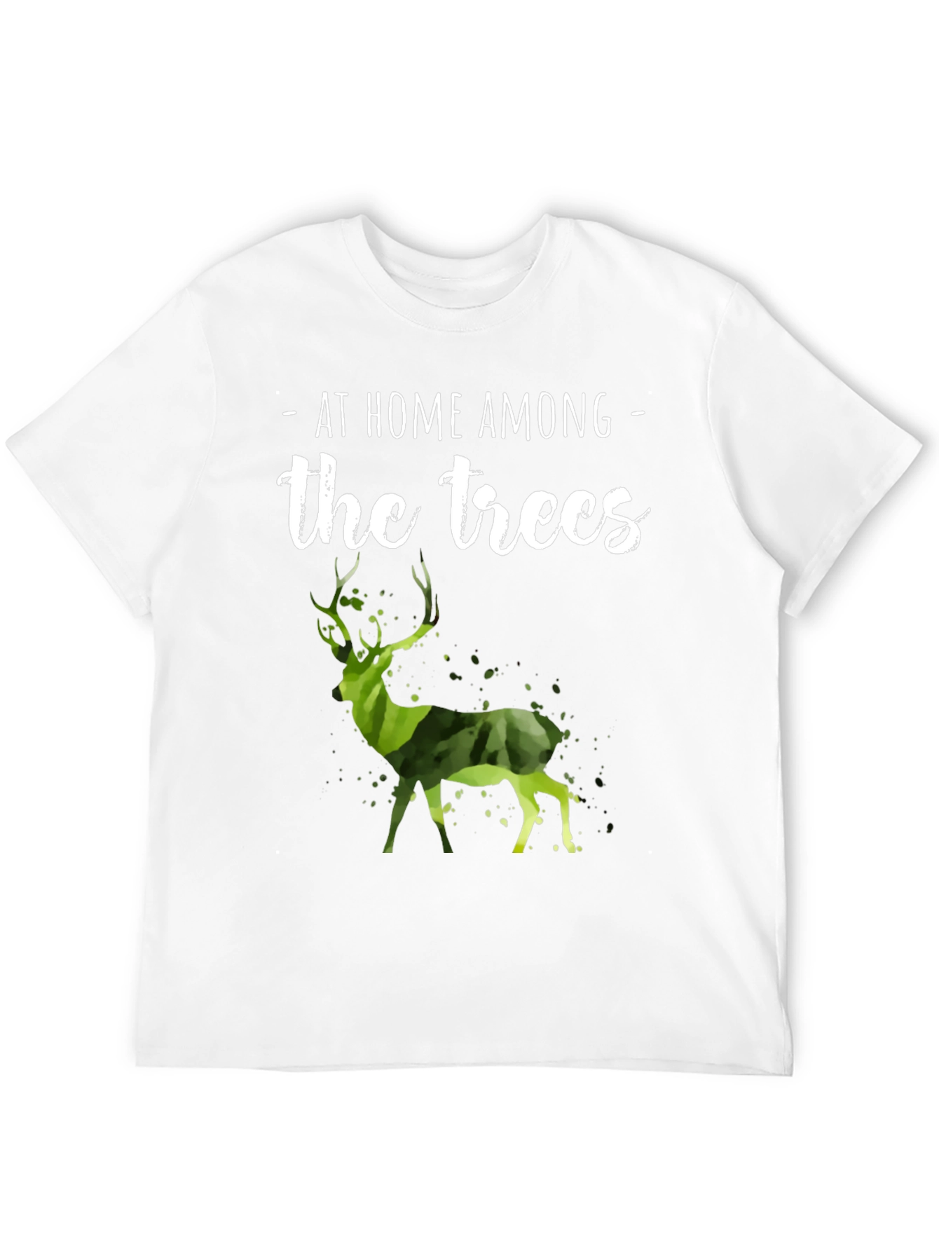 At Home Among the Trees Deer Graphic Tee