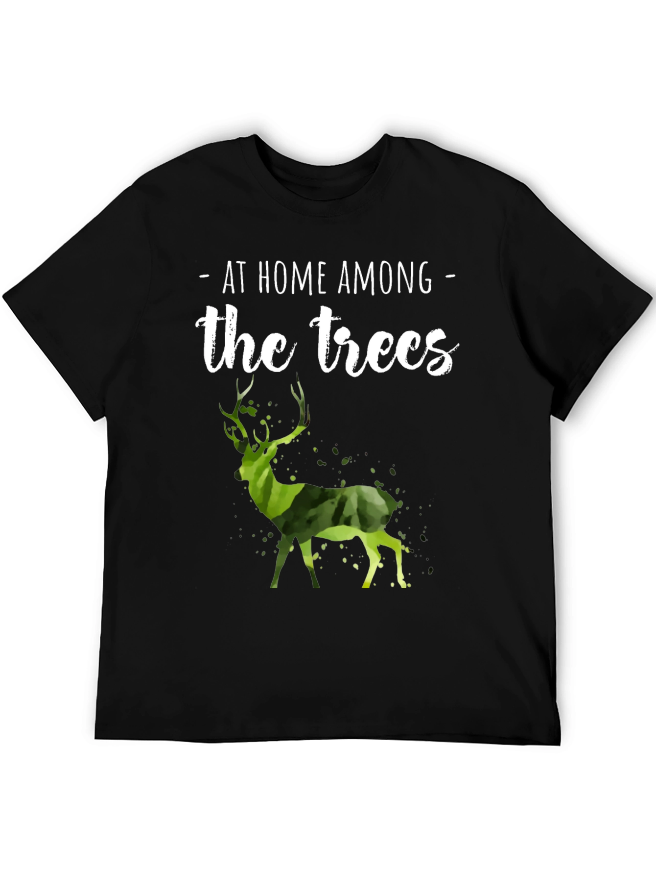 At Home Among the Trees Deer Graphic Tee