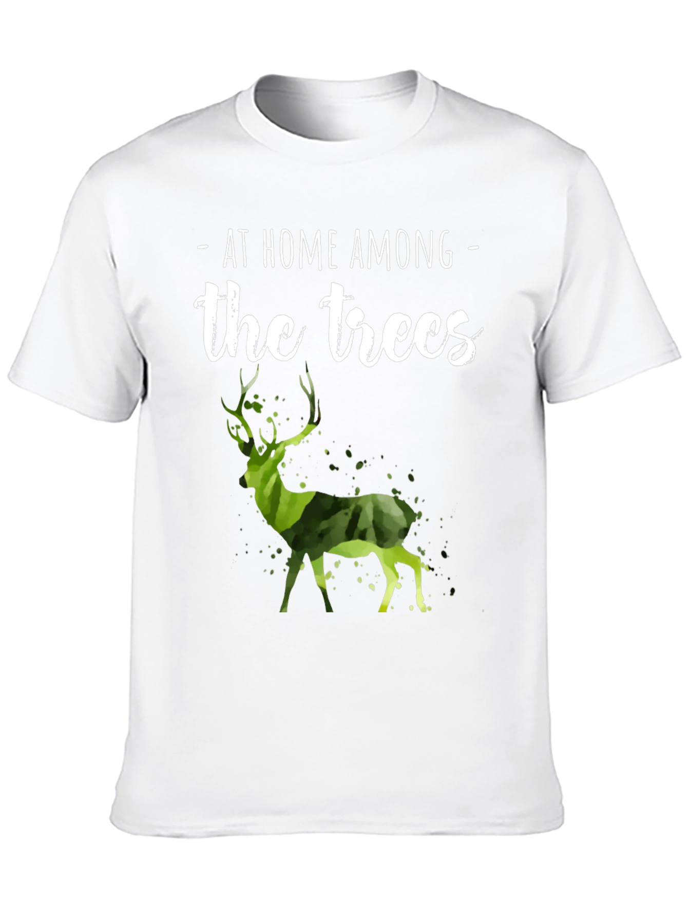 At Home Among the Trees Deer Graphic Tee