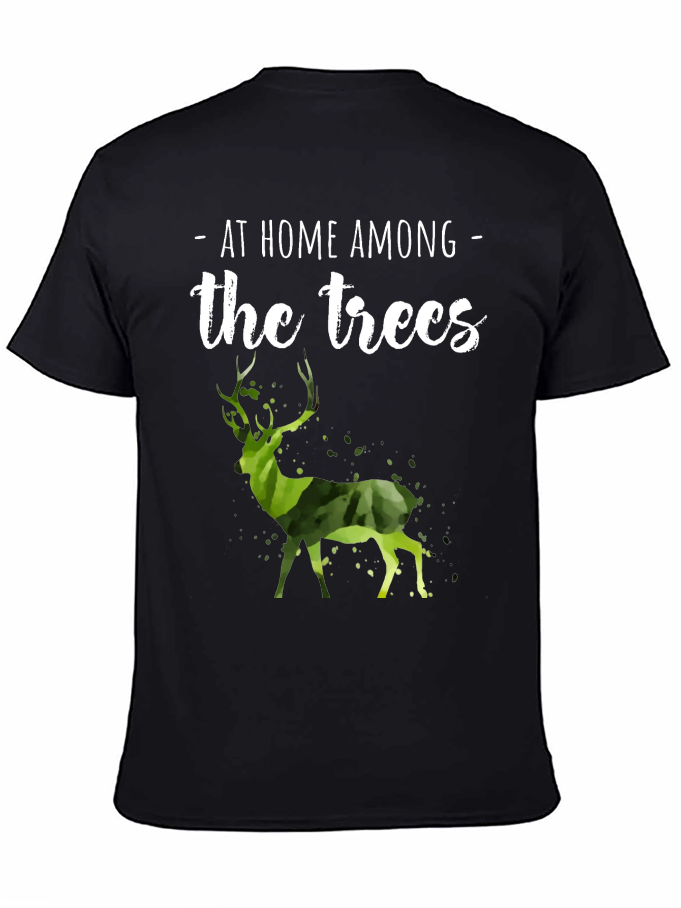 At Home Among the Trees Deer Graphic Tee