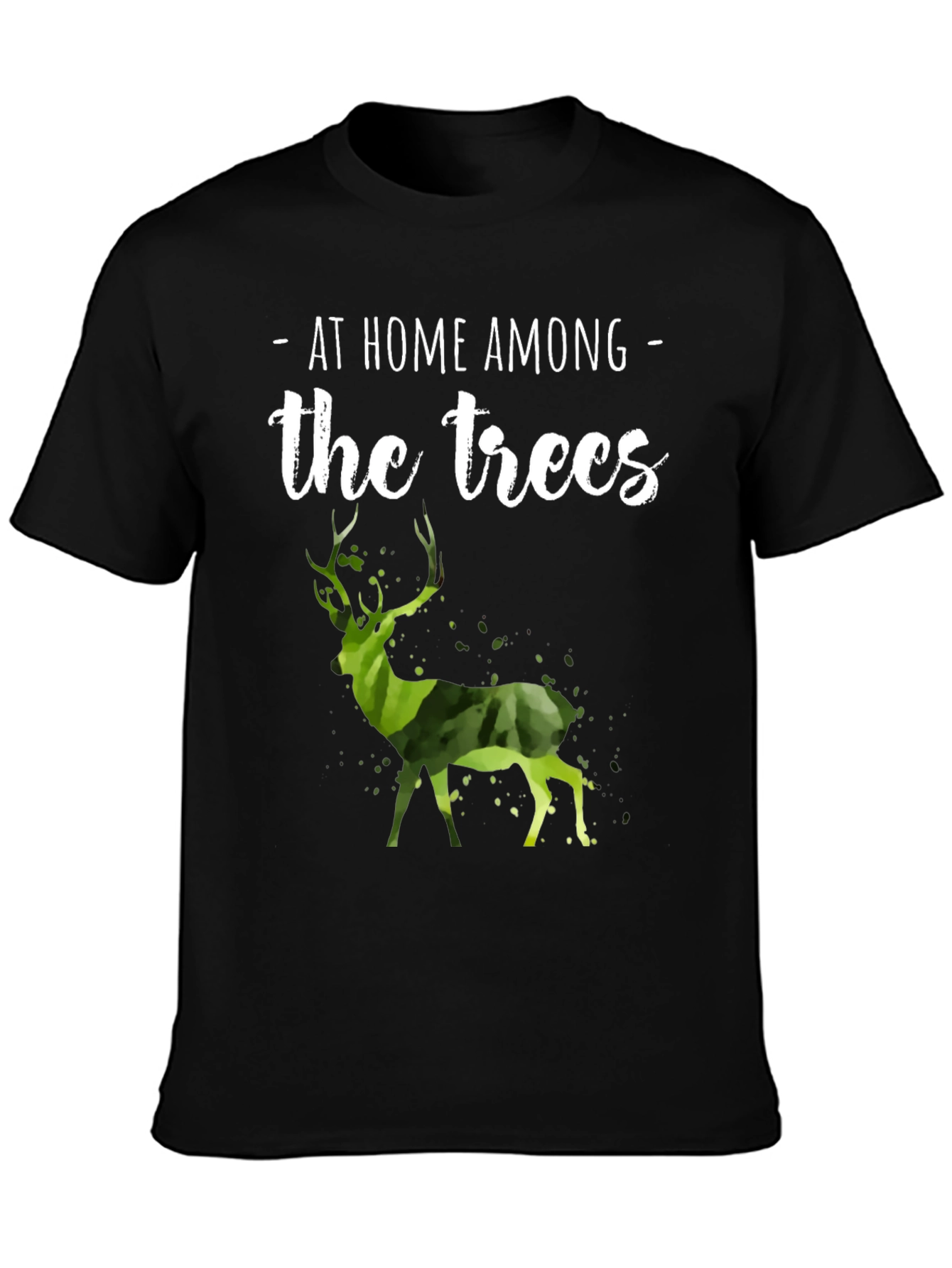 At Home Among the Trees Deer Graphic Tee