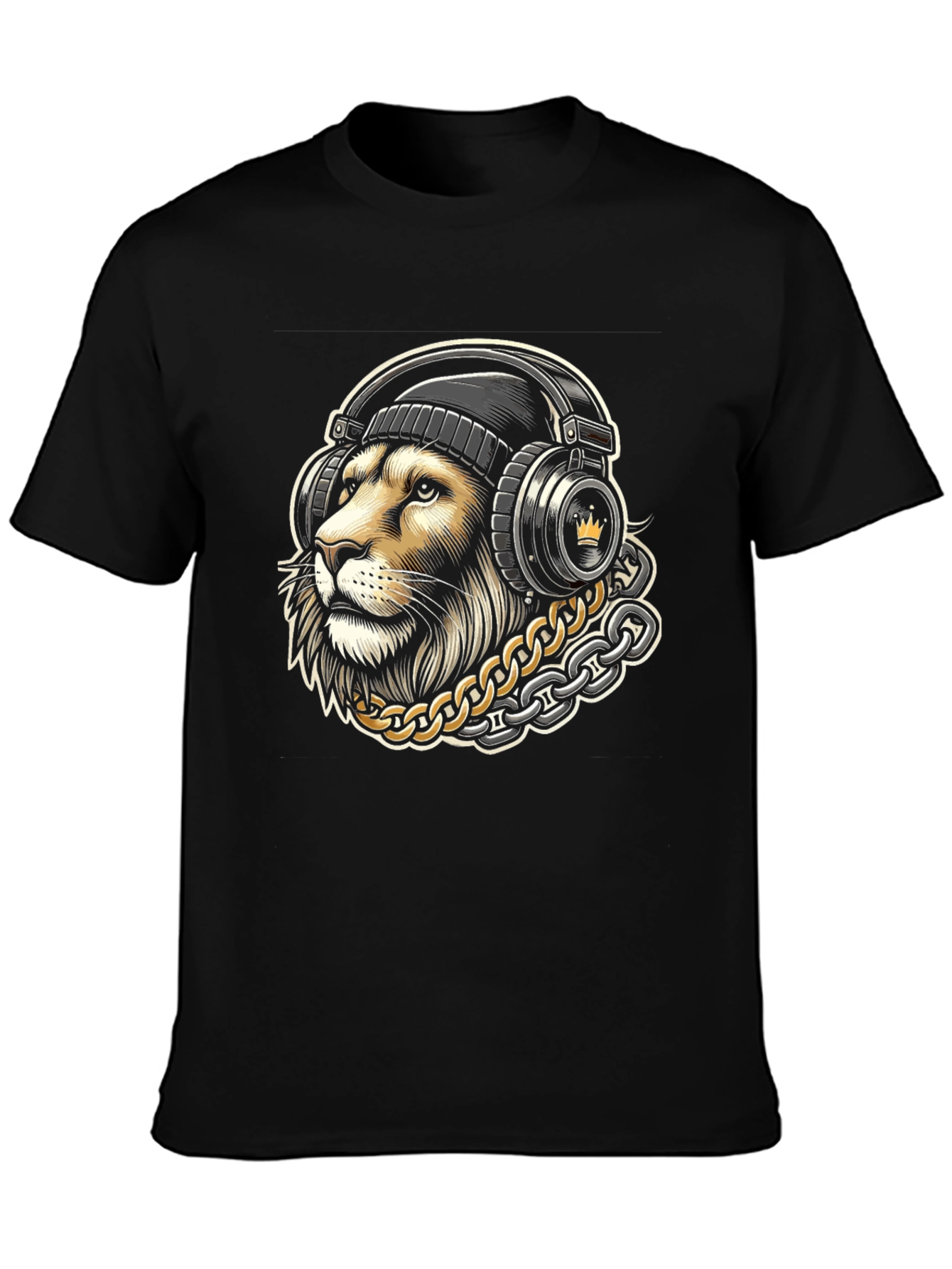 Lion DJ Graphic Tee - Urban Streetwear