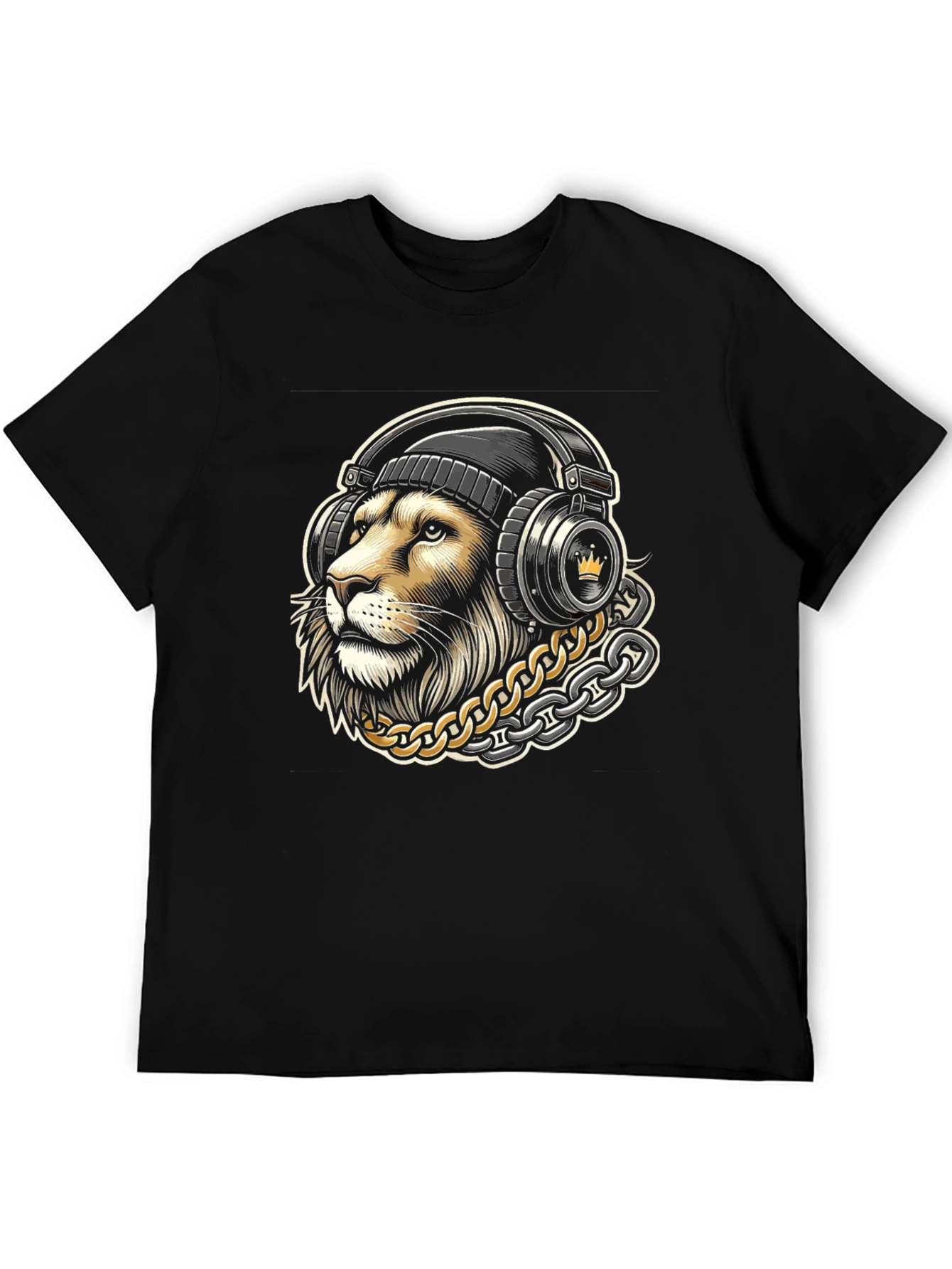 Lion DJ Graphic Tee - Urban Streetwear