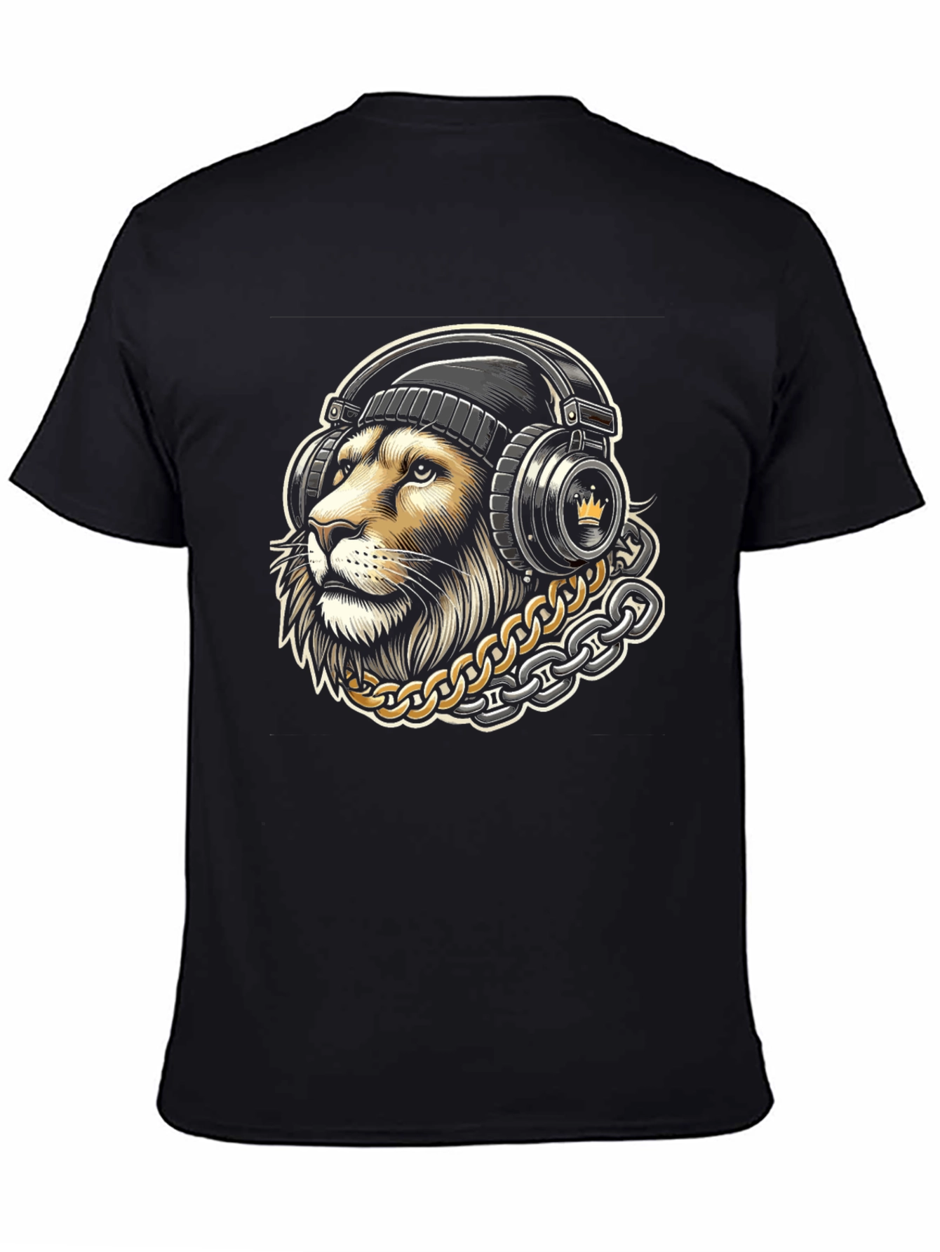 Lion DJ Graphic Tee - Urban Streetwear