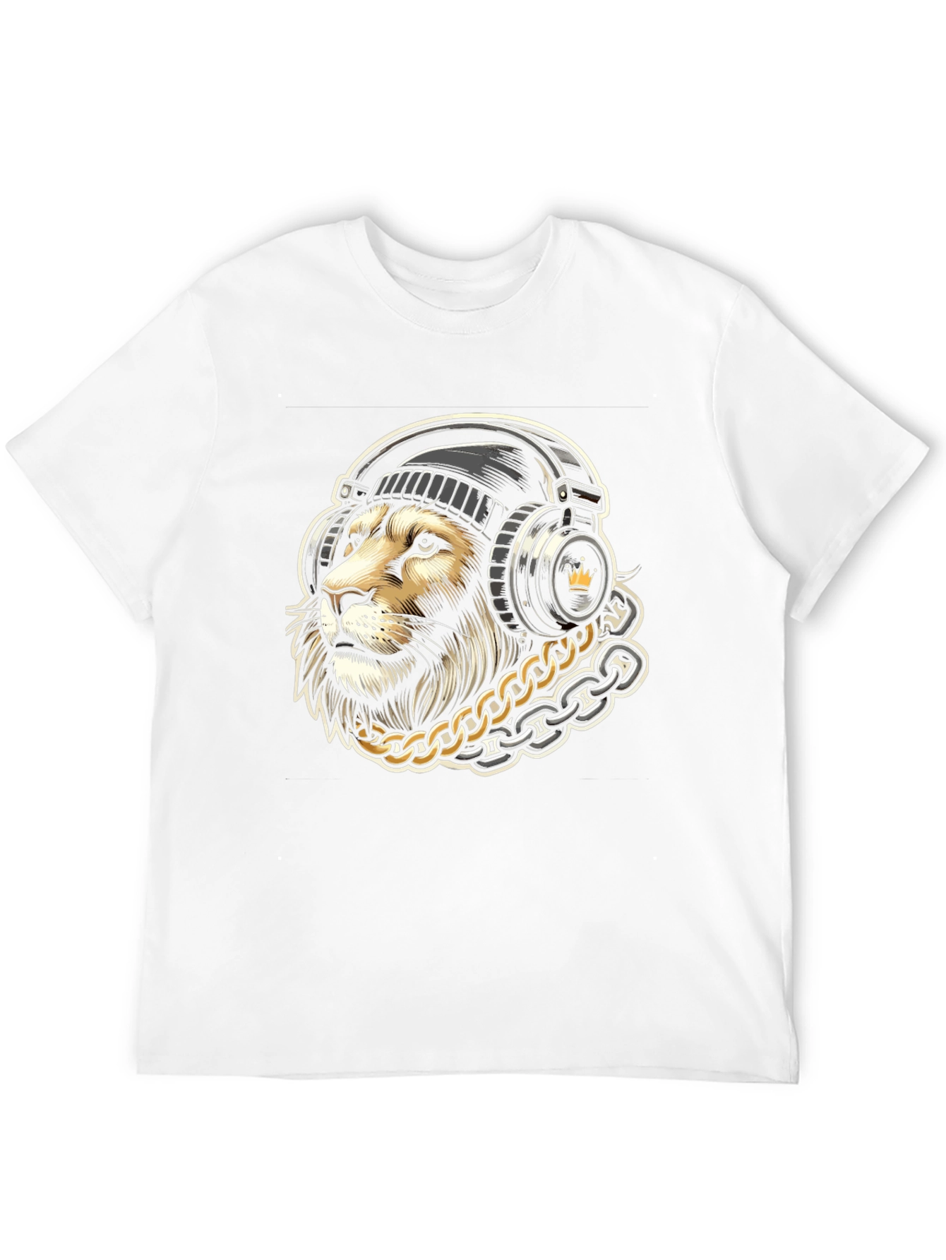 Lion DJ Graphic Tee - Urban Streetwear