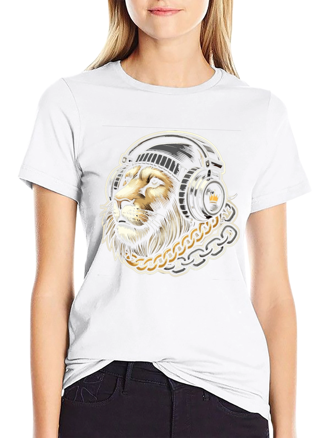 Lion DJ Graphic Tee - Urban Streetwear