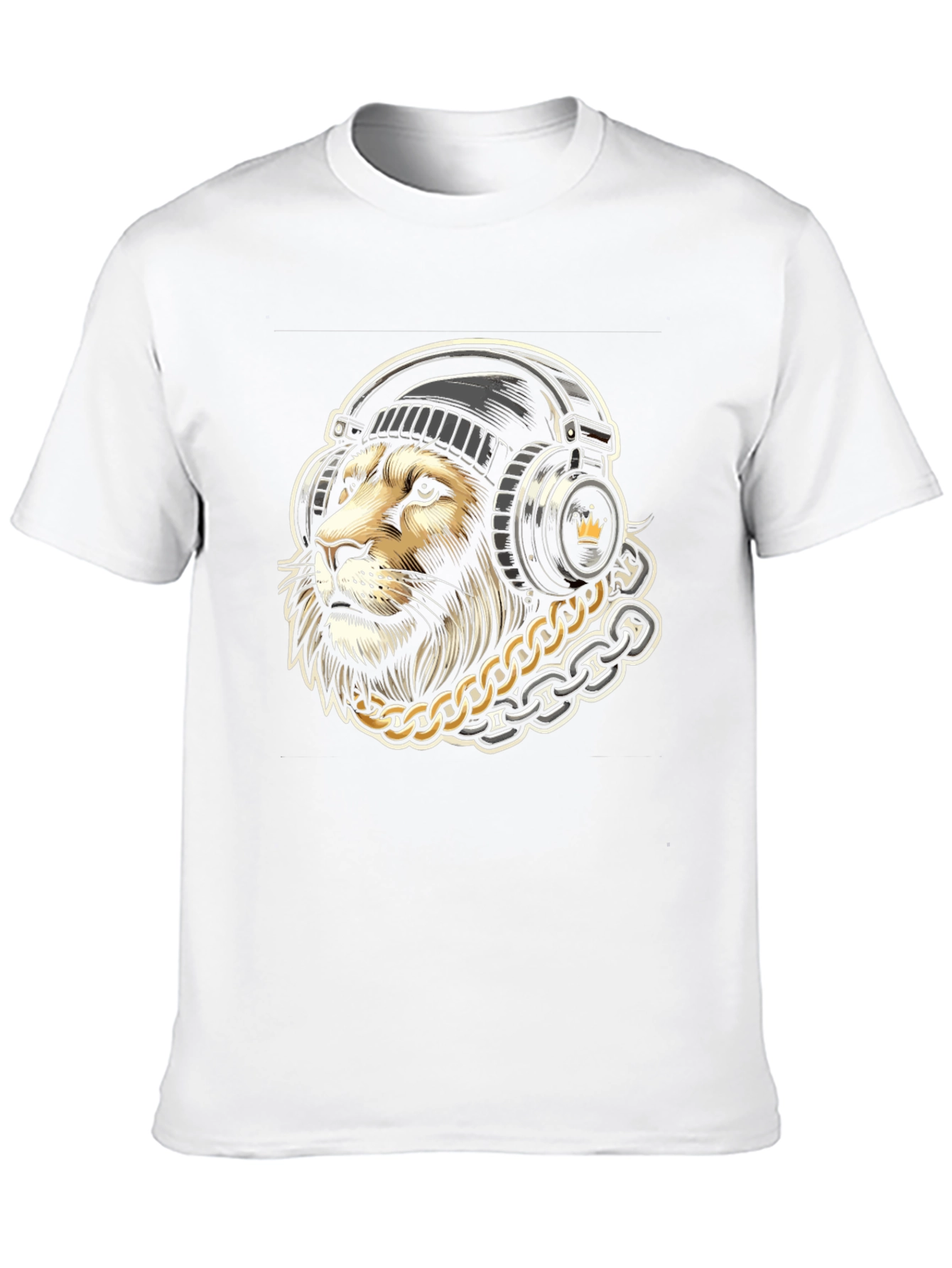 Lion DJ Graphic Tee - Urban Streetwear