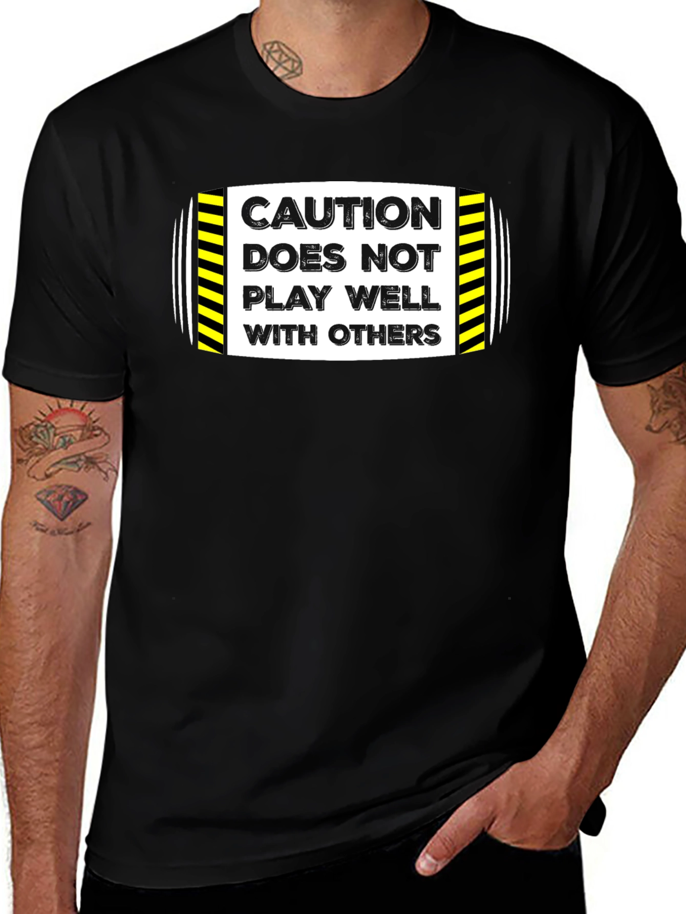 Caution: Doesnt Play Well T-Shirt