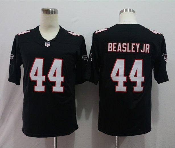 Men's Atlanta Falcons Vic Beasley #44 Black Game Jerseys