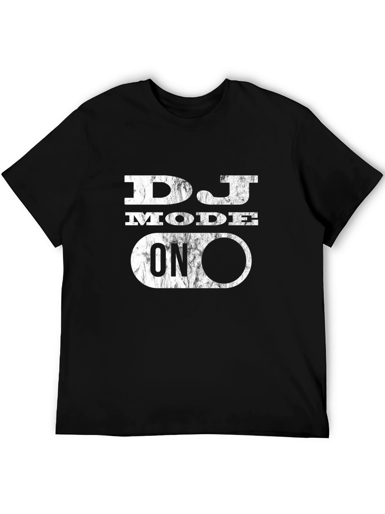 DJ Mode On Black T-Shirt - Music Lover Tee
