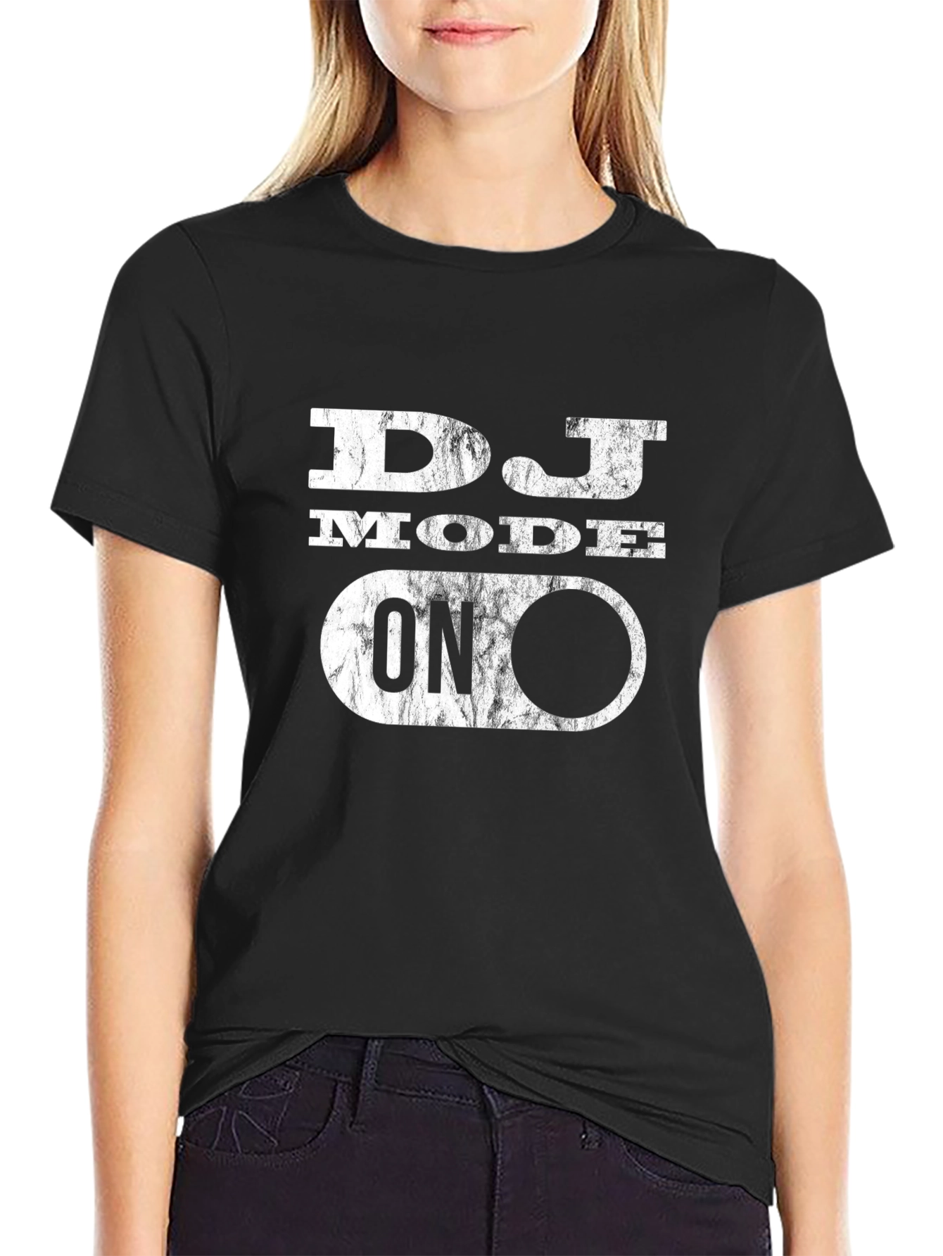 DJ Mode On Black T-Shirt - Music Lover Tee