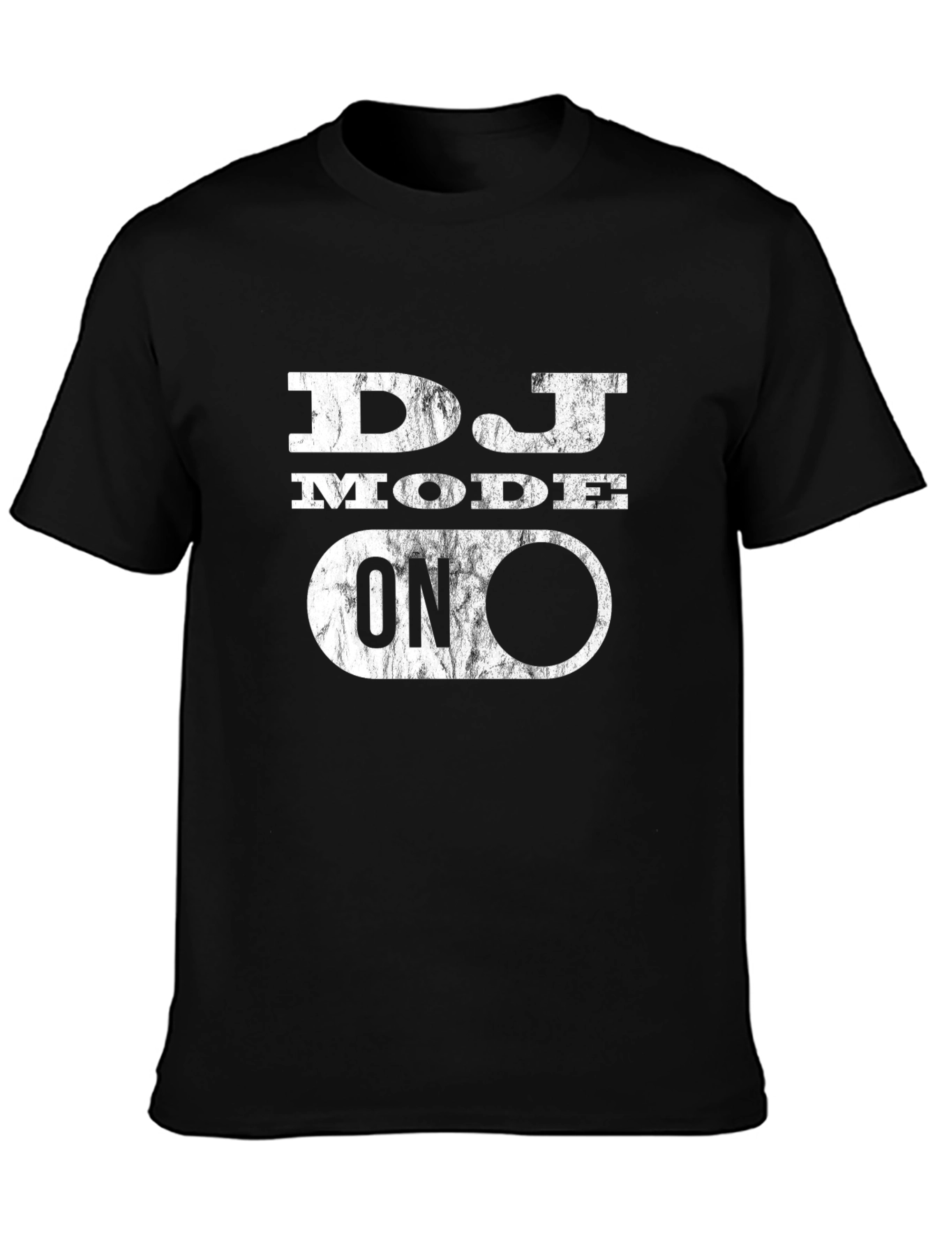 DJ Mode On Black T-Shirt - Music Lover Tee
