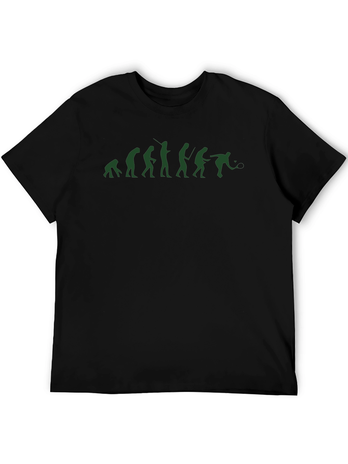 Evolution of Tennis Mens Black T-Shirt