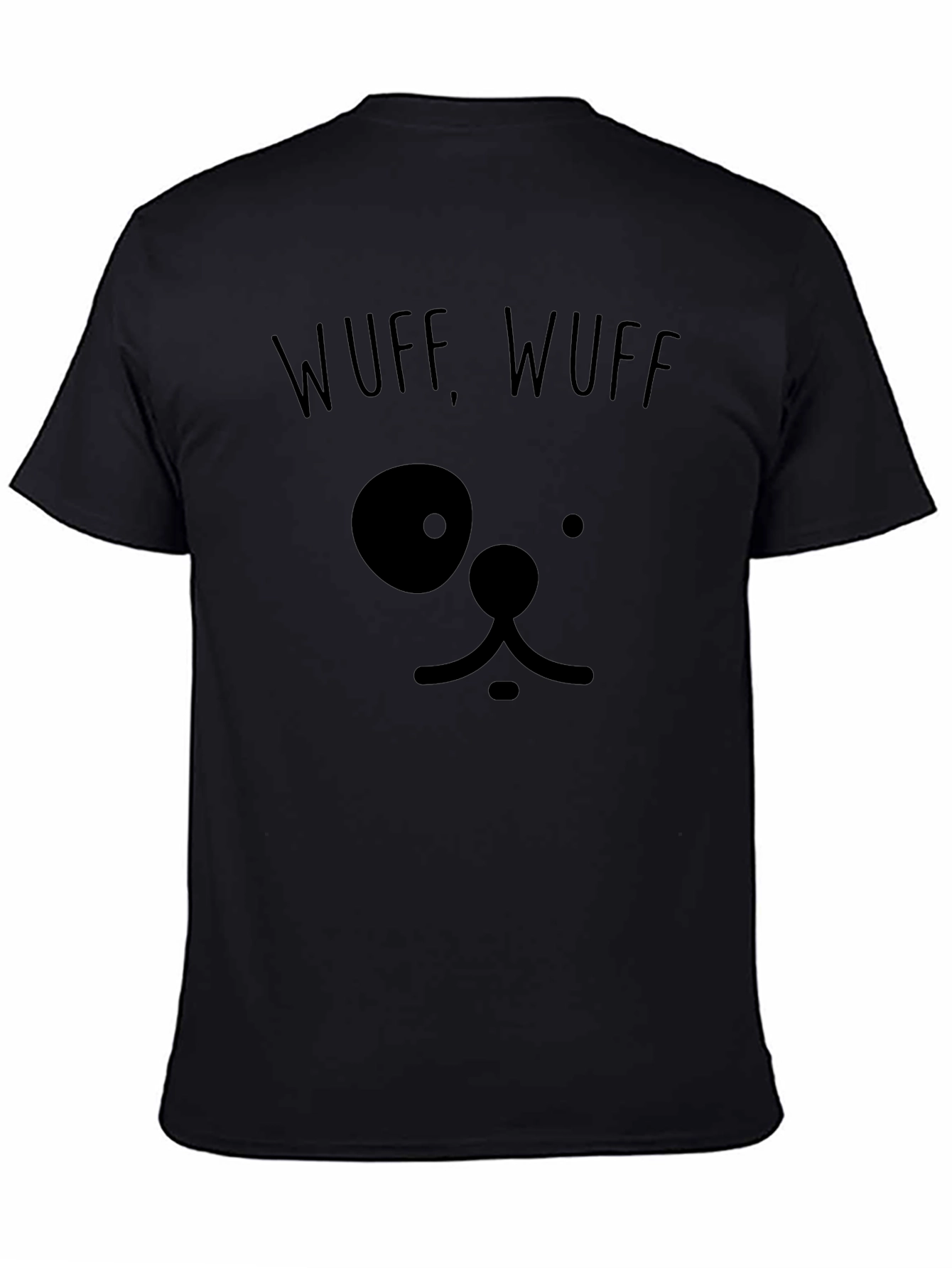 Wuff Wuff Dog Face Graphic Tee