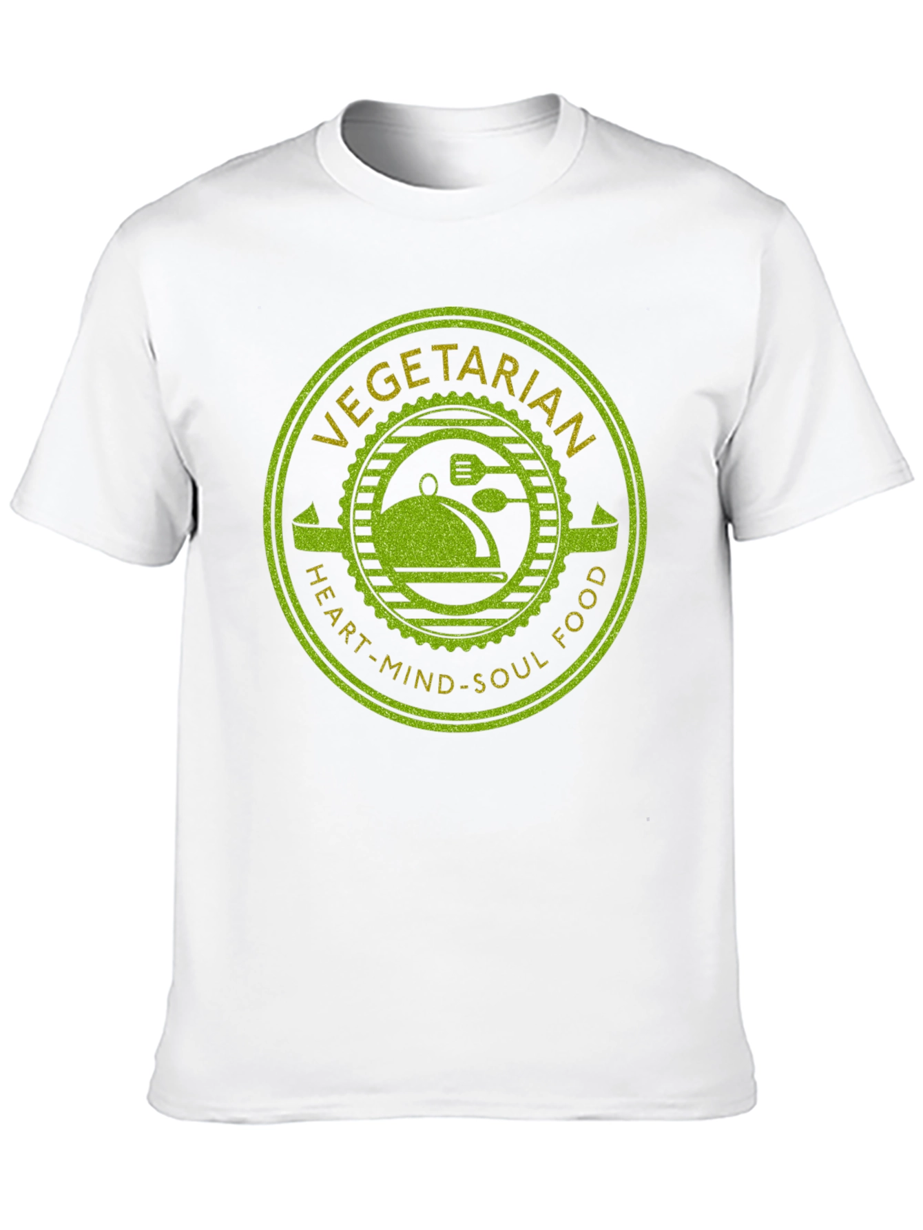 Vegetarian Heart-Mind-Soul Food T-Shirt