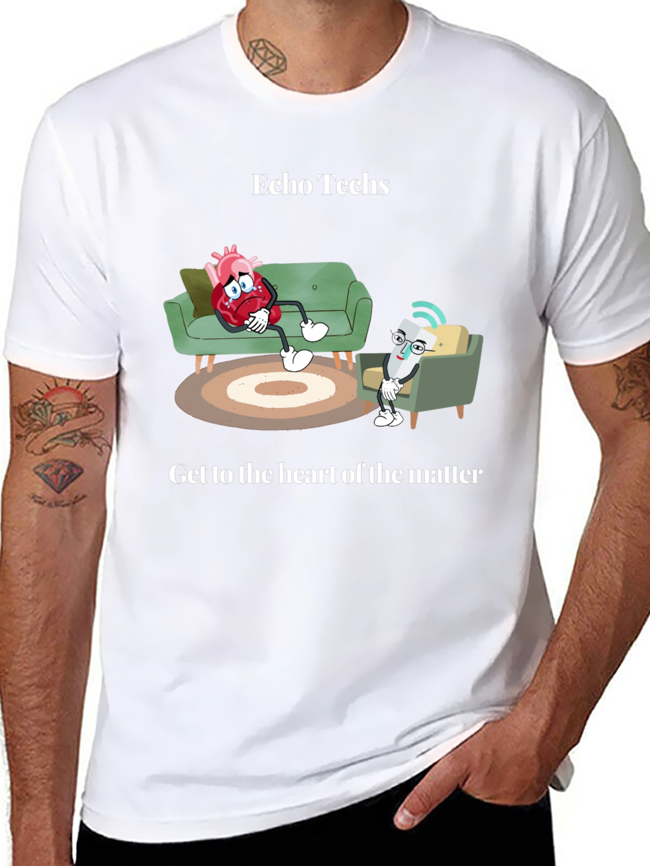 Echo Techs Heart Therapy T-Shirt