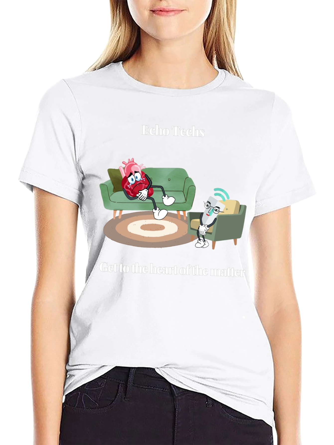 Echo Techs Heart Therapy T-Shirt