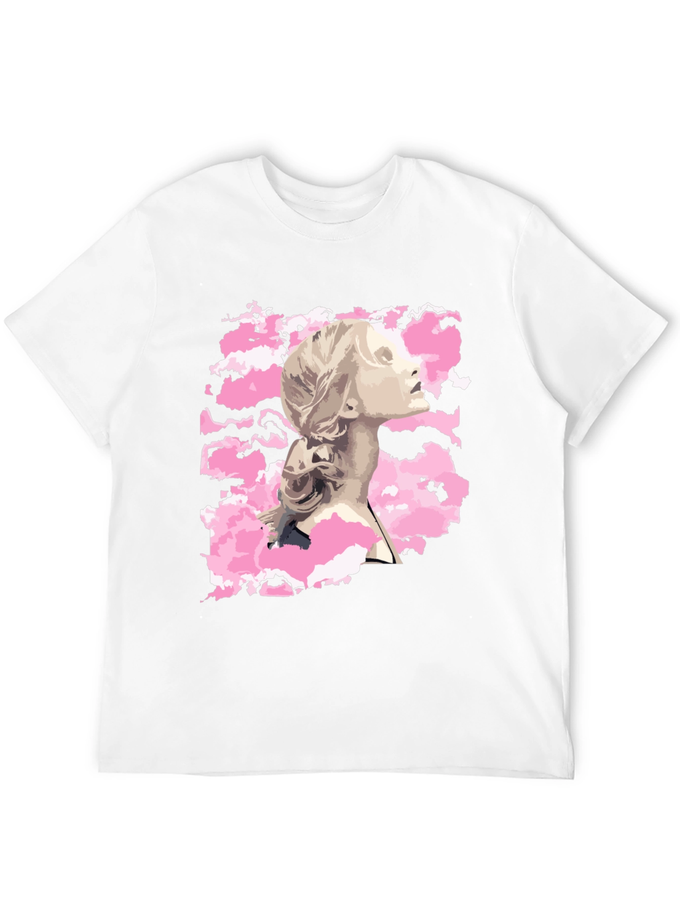 Statue Graphic T-Shirt - Unique Art Tee