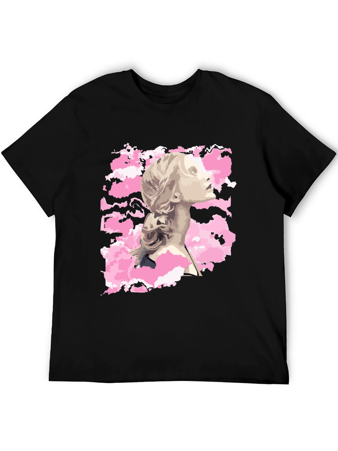 Statue Graphic T-Shirt - Unique Art Tee