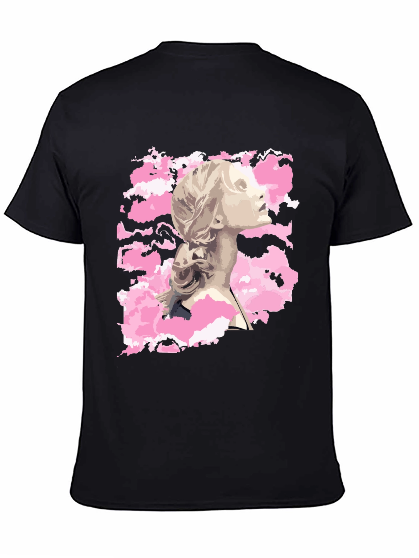 Statue Graphic T-Shirt - Unique Art Tee