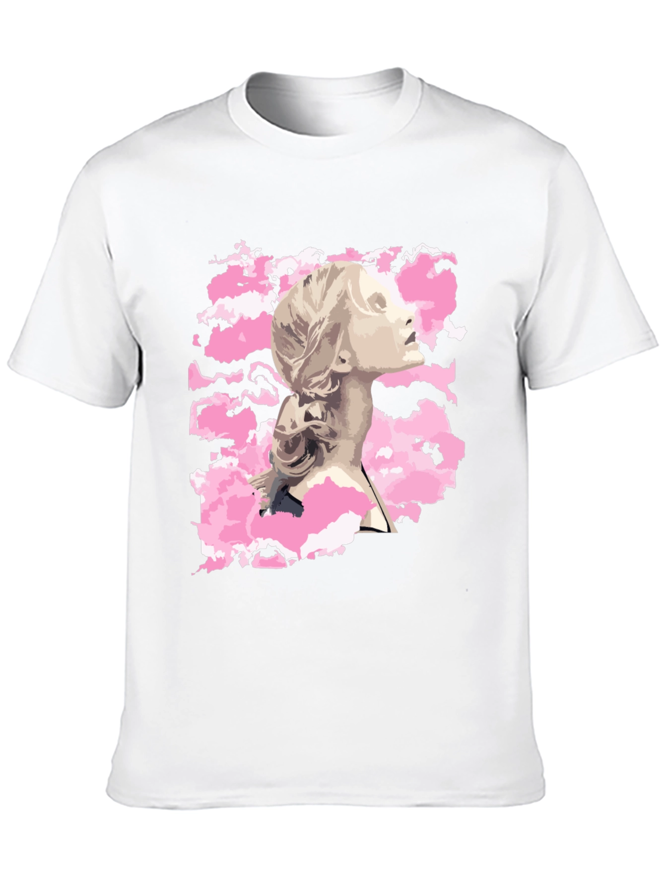 Statue Graphic T-Shirt - Unique Art Tee