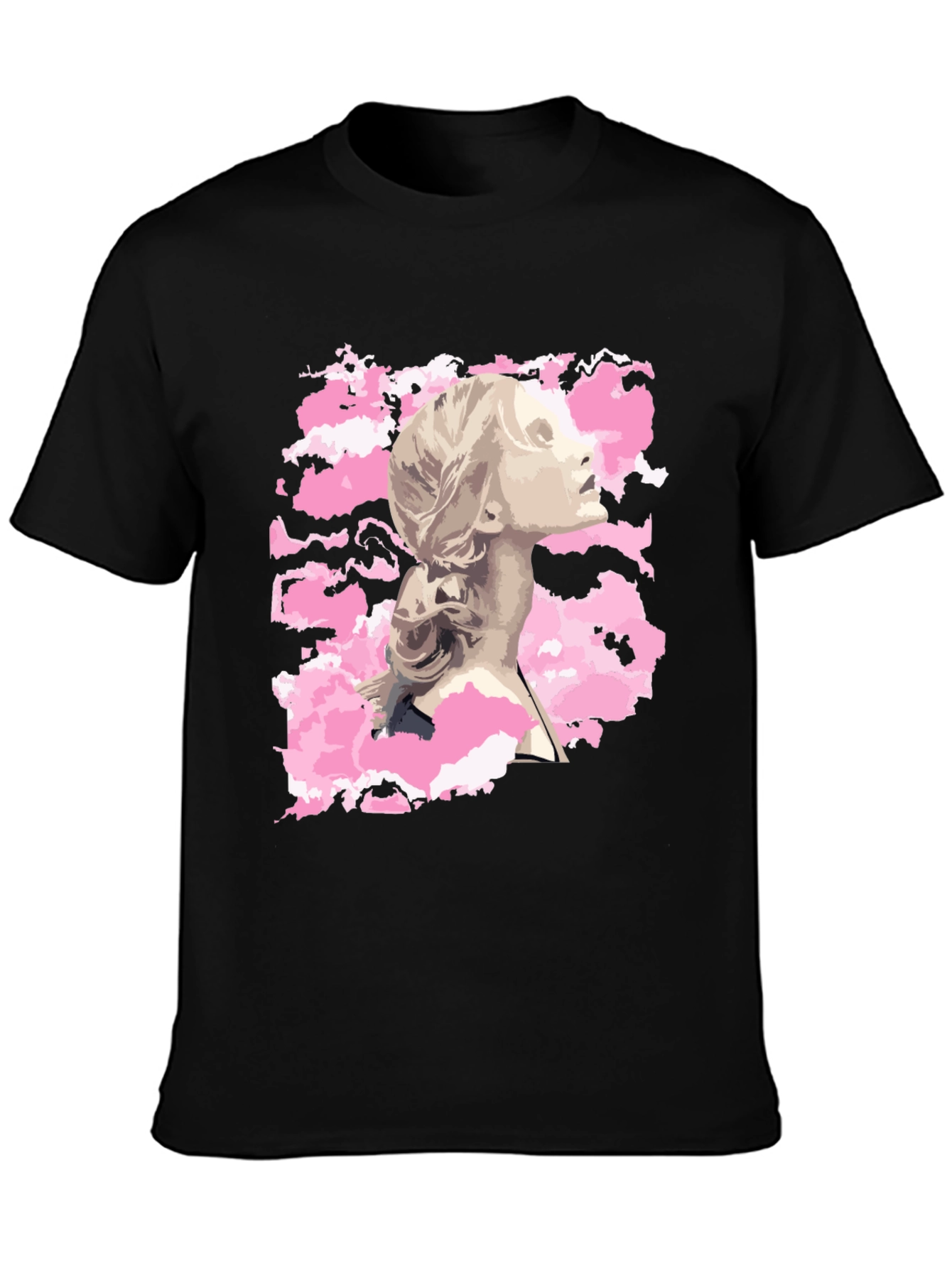 Statue Graphic T-Shirt - Unique Art Tee