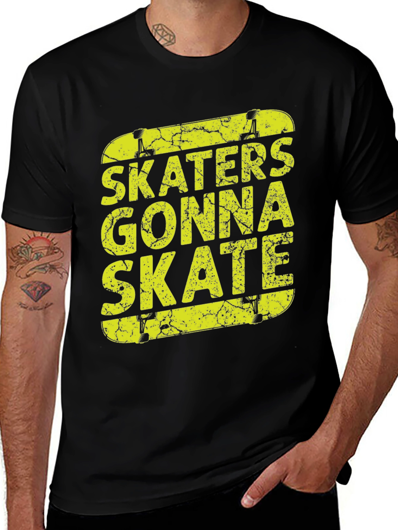 Skaters Gonna Skate Graphic Tee