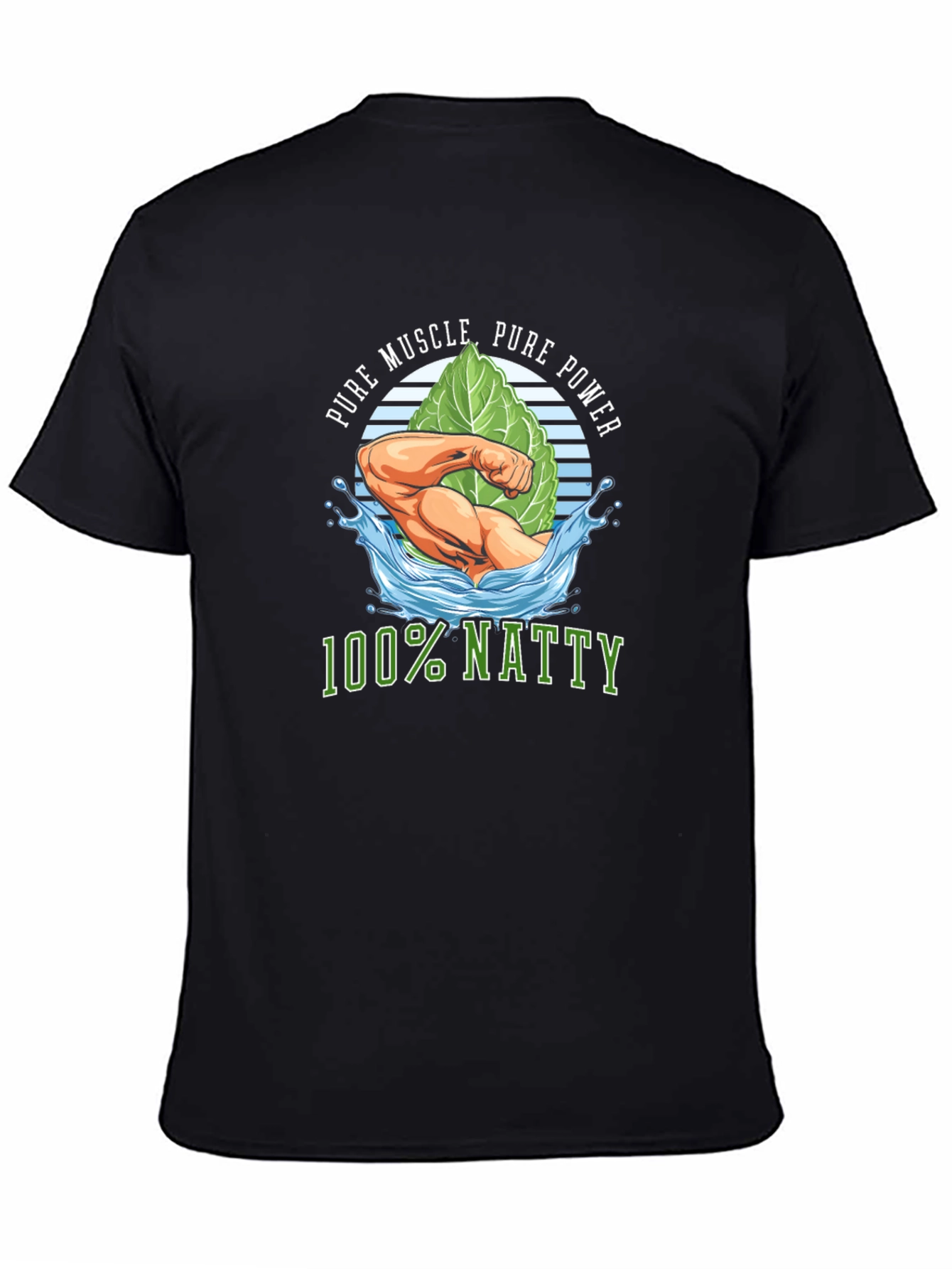 Pure Muscle Power Natty T-Shirt - Black