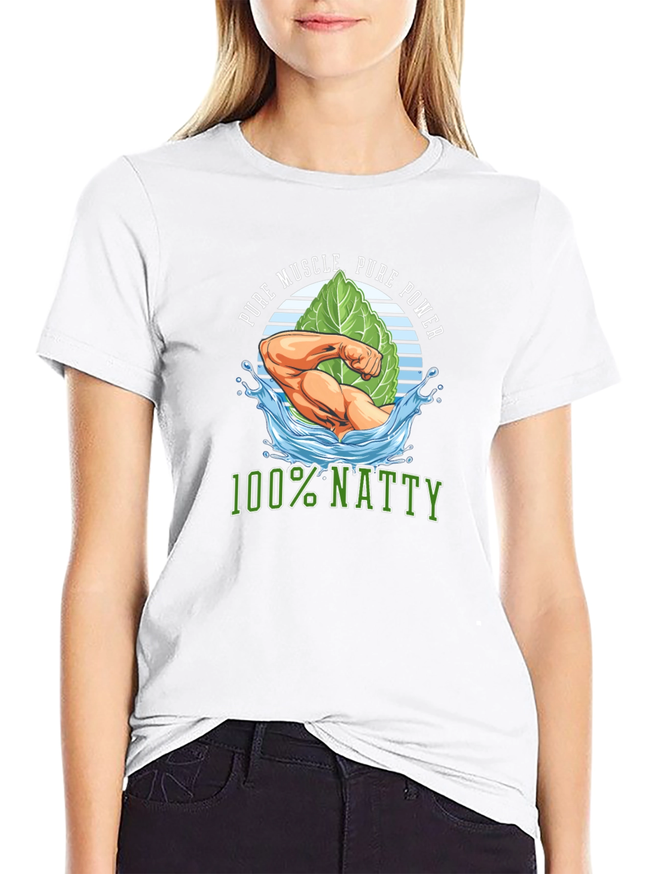 Pure Muscle Power Natty T-Shirt - Black