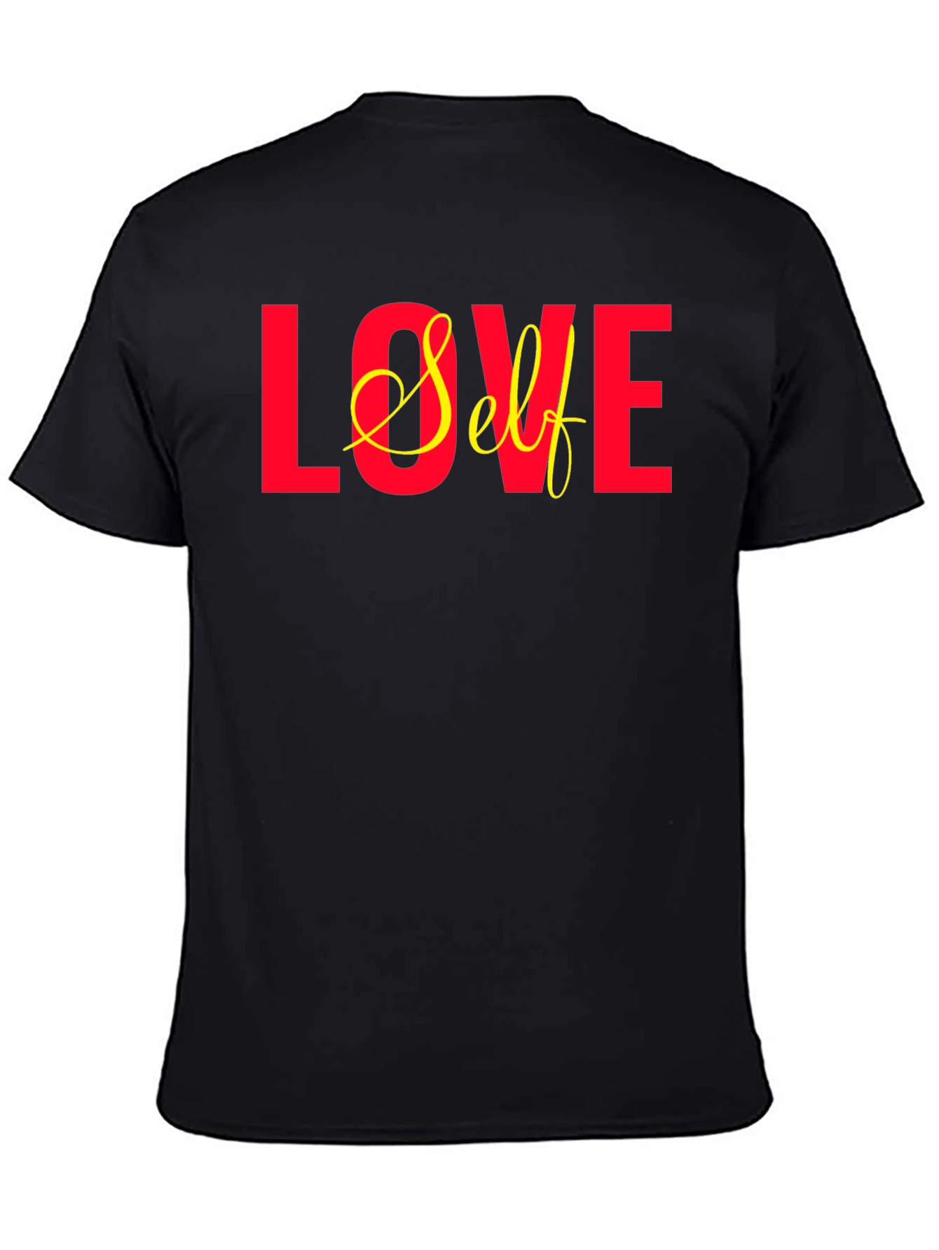 Love Self Graphic T-Shirt - Black