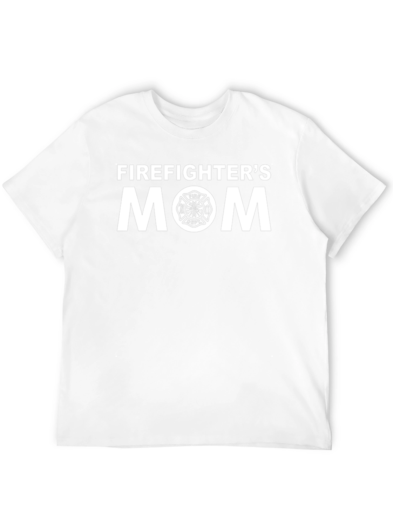 Firefighters Mom T-Shirt - Black Graphic Tee