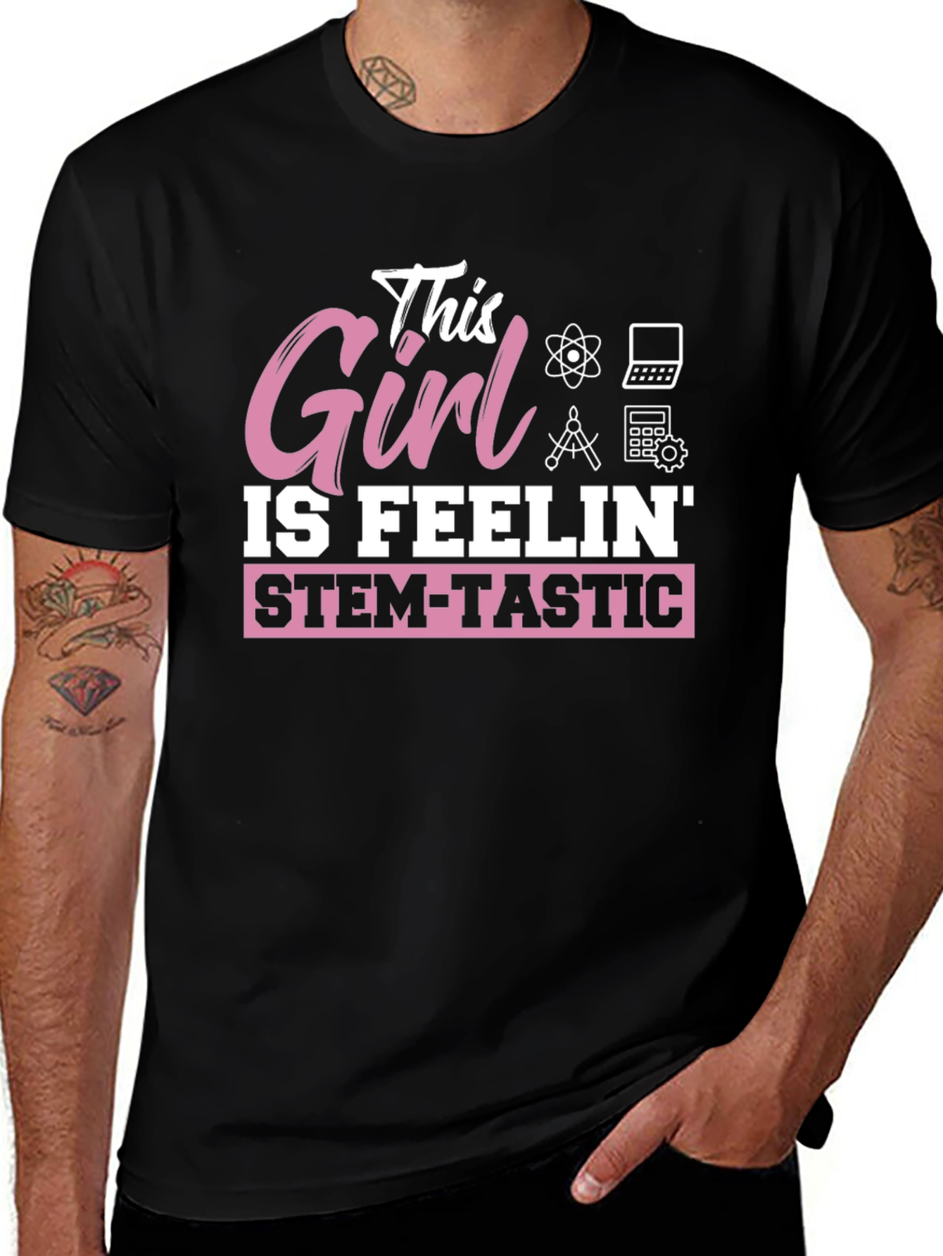 STEM-Tastic Girl T-Shirt - Science & Math Tee