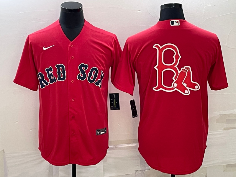 Men's Boston Red Sox Red Alternate Replica Player Jerseys