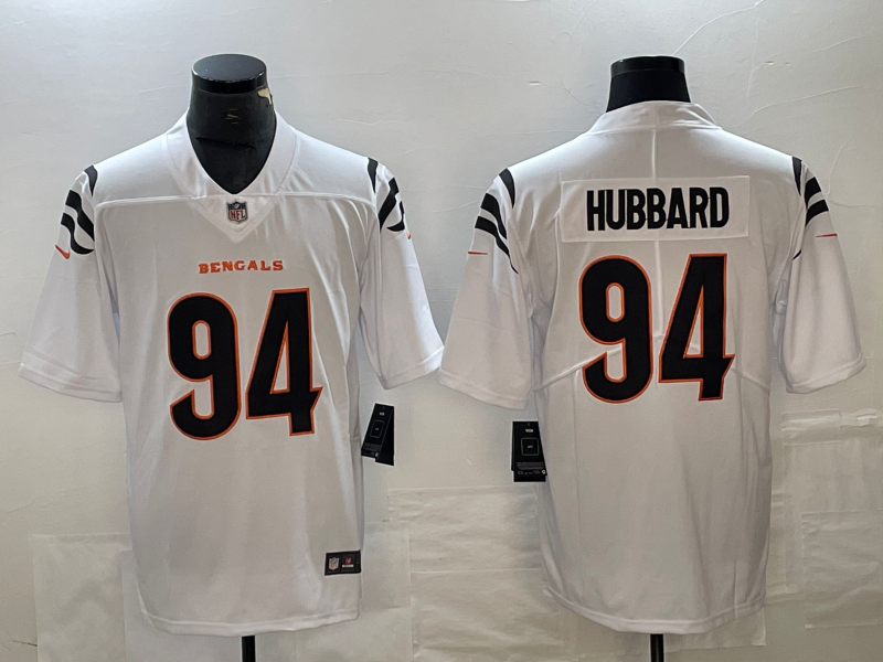 Men's Cincinnati Bengals Sam Hubbard #94 White Game Player Jerseys