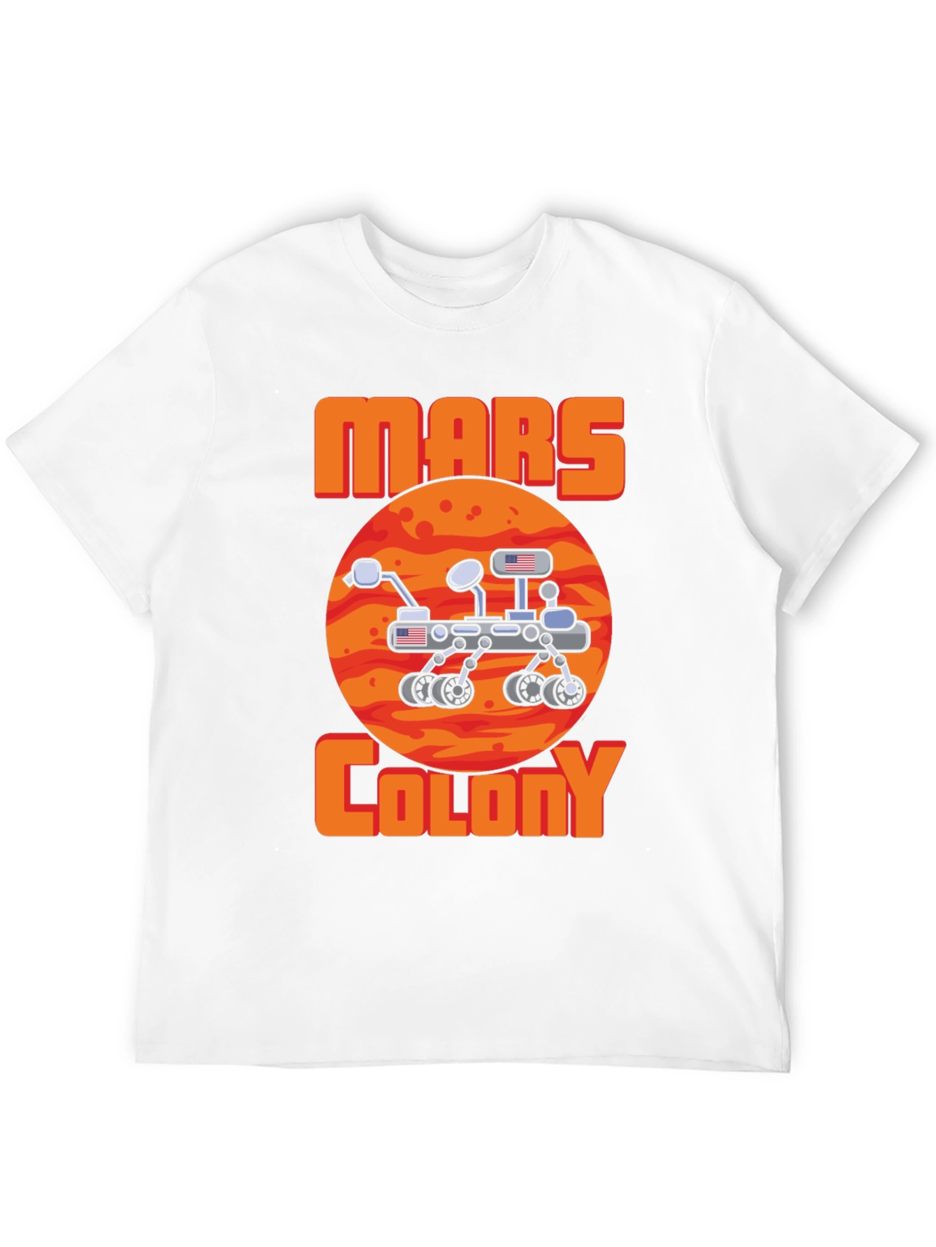 Mars Colony T-Shirt - Space Exploration Tee
